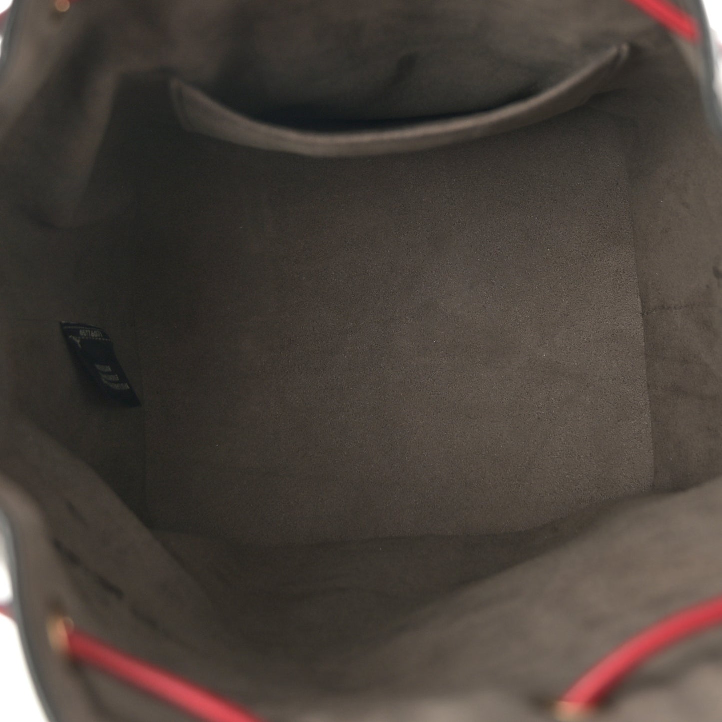Vitello Grace F is Fendi Bi-Color FF 1974 Embossed Grande Mon Tresor Bucket Bag Maya Black Fragola