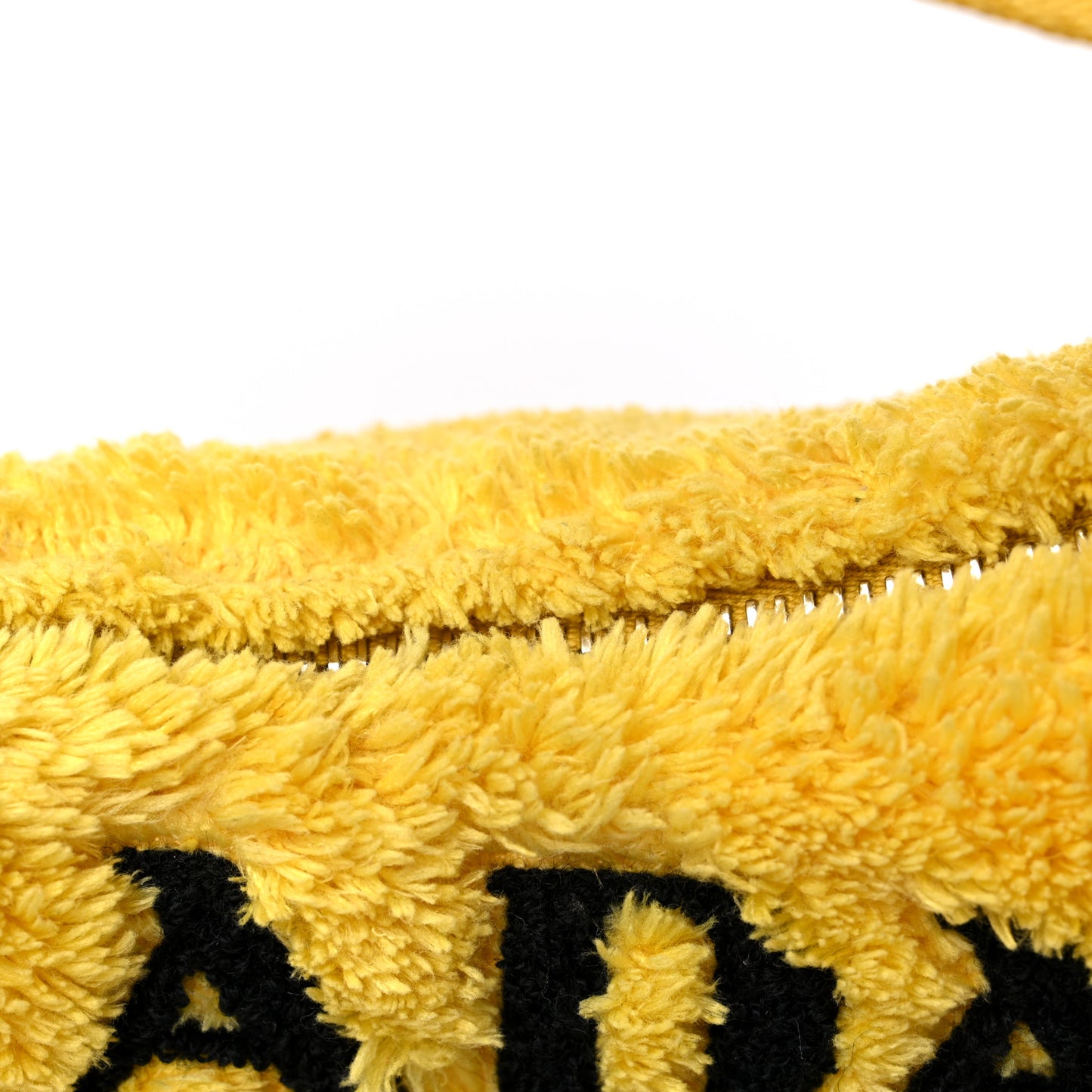 Terry Cloth Mini Re-Edition 2000 Bag Giallo Black