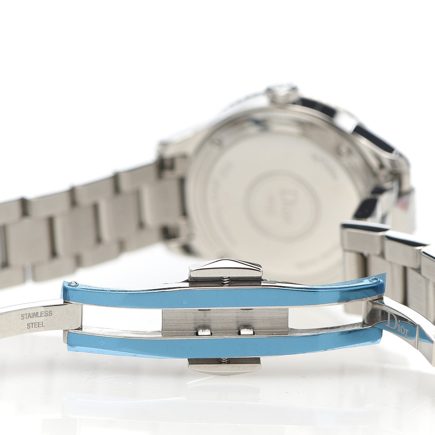 Stainless Steel Diamond Mother of Pearl 25mm Dior VIII Montaigne Quartz Watch