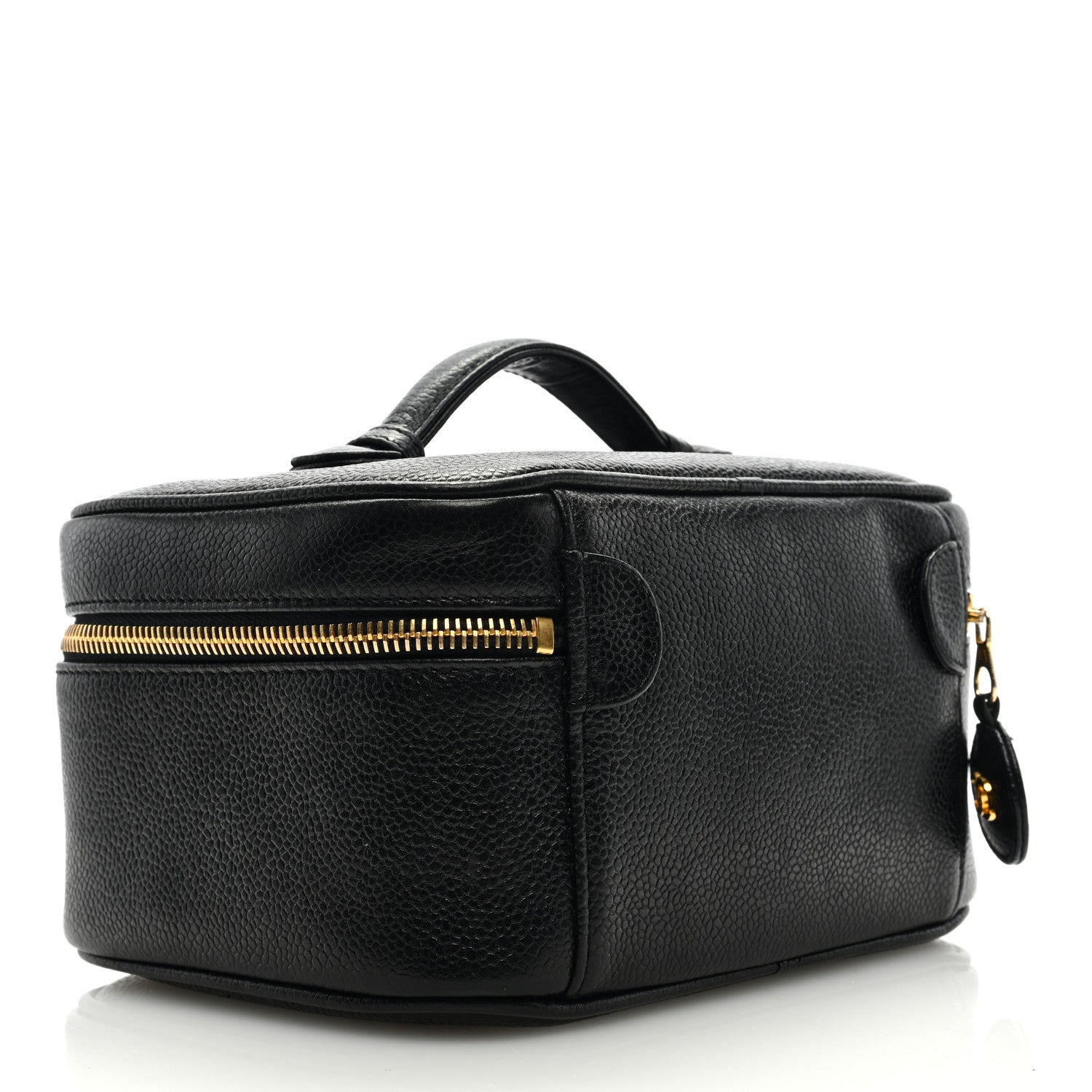 Chanel Caviar Vanity Cosmetic Case Black 3 of 7