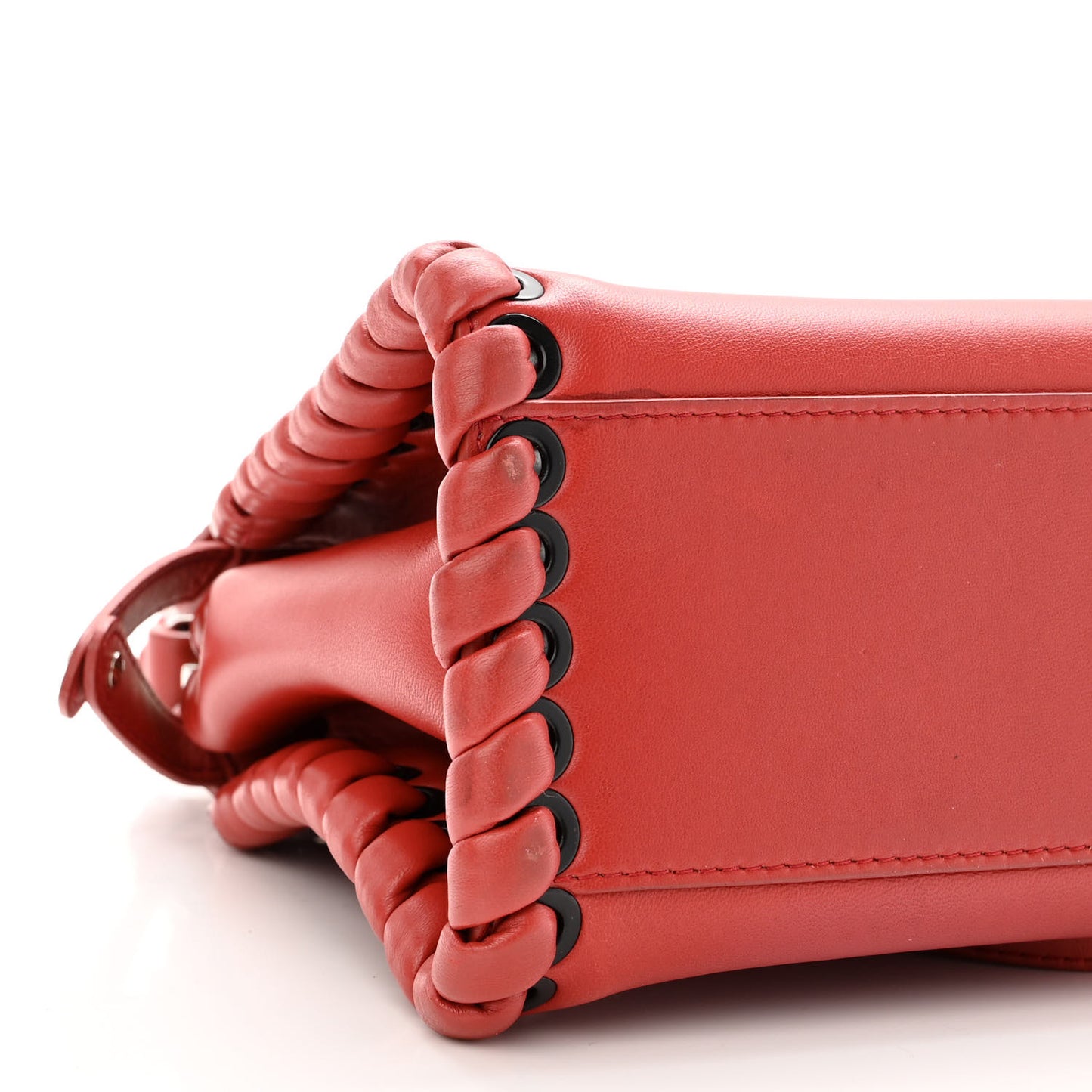 Nappa Lace Up Mini Peekaboo Iconic Satchel Bloody Mary