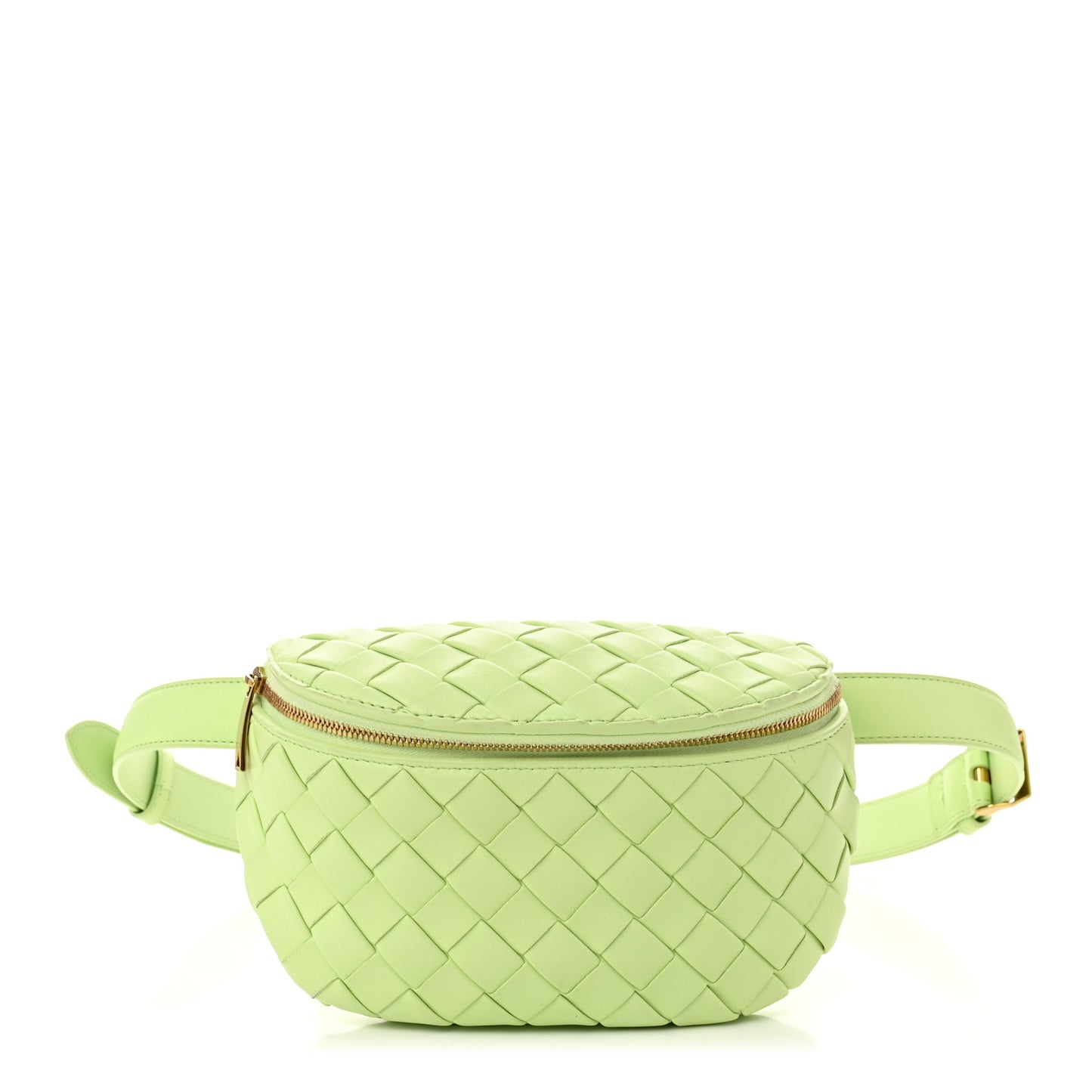Nappa Intrecciato Belt Bag Fennel