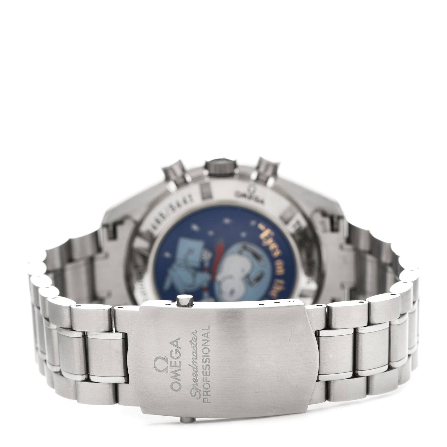 Stainless Steel 42mm Speedmaster Professional MoonWatch Limited Edition Snoopy Manual Winding Watch Black 3578.51.00