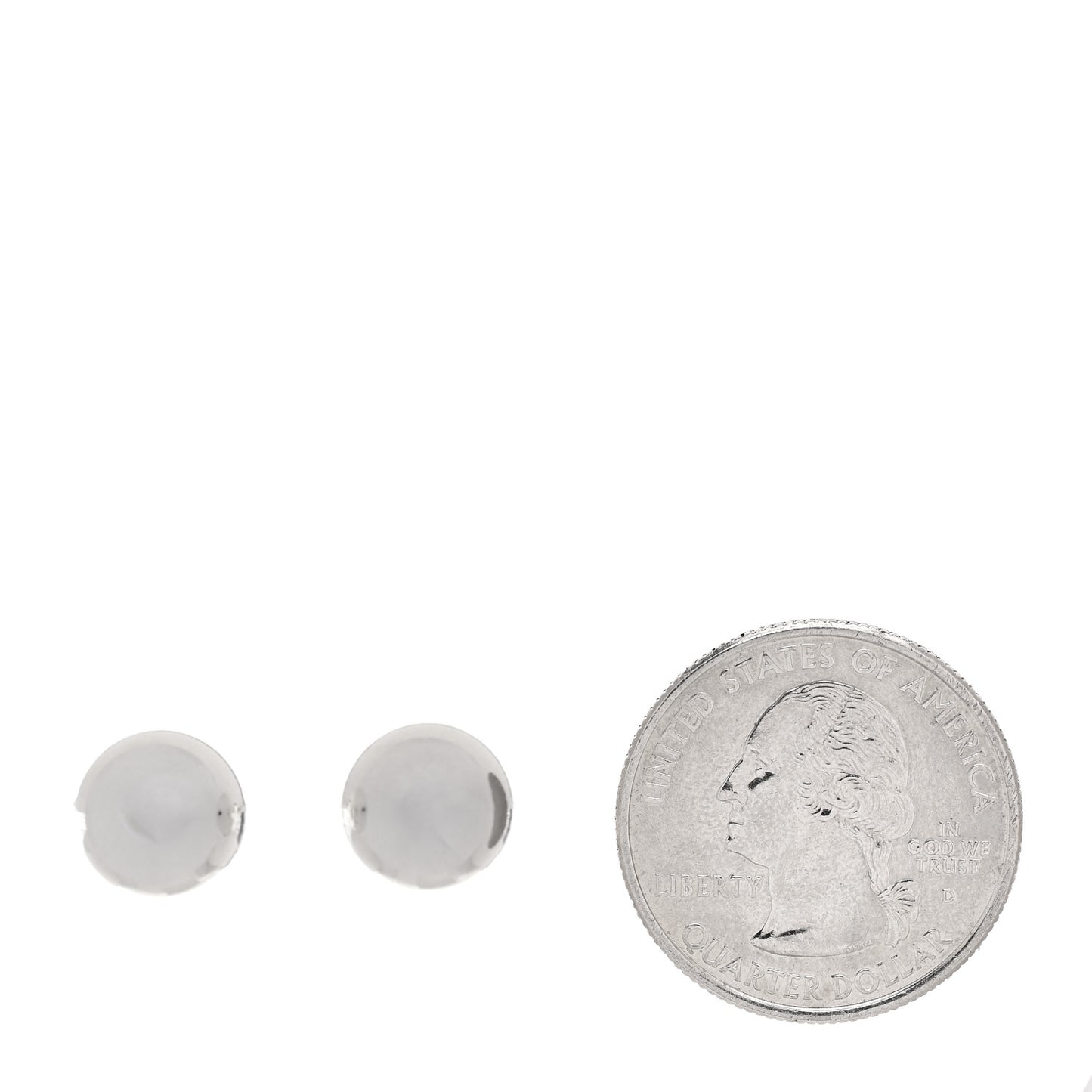 Sterling Silver 10mm HardWear Ball Earrings