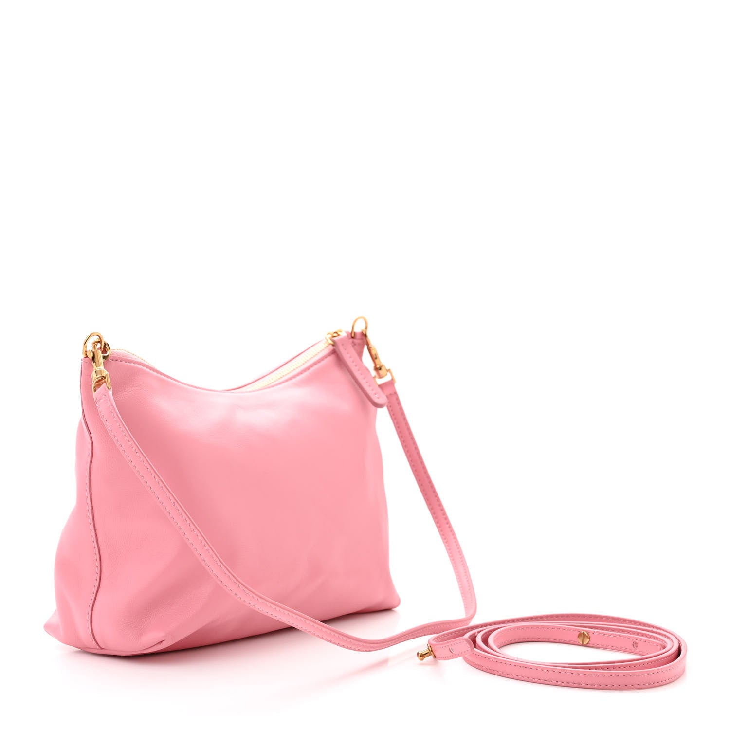 Mansur Gavriel Lambskin Hera Crossbody Bag Flamingo 3 of 11