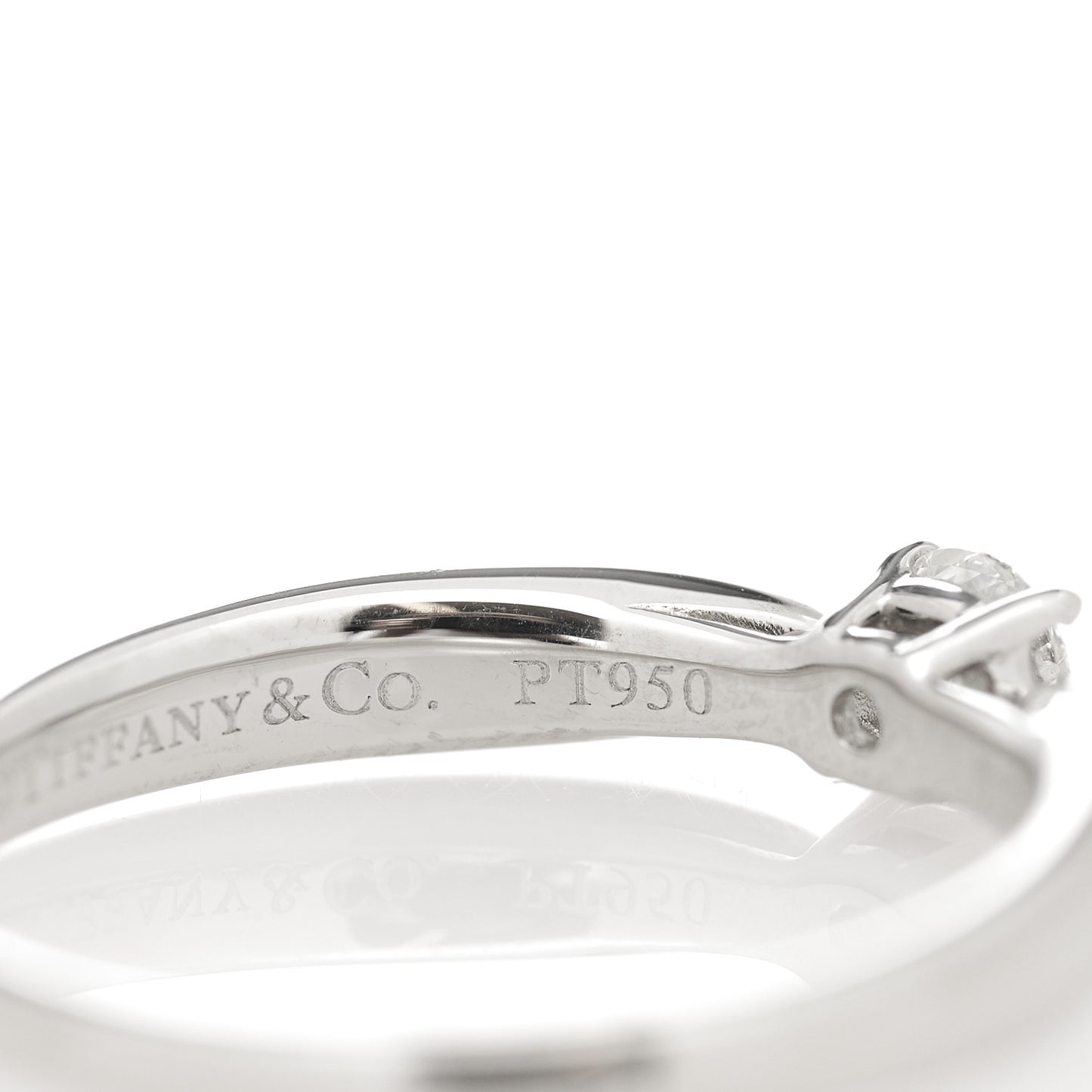 Platinum Diamond .19ct Harmony Solitaire Engagement Ring 49 5