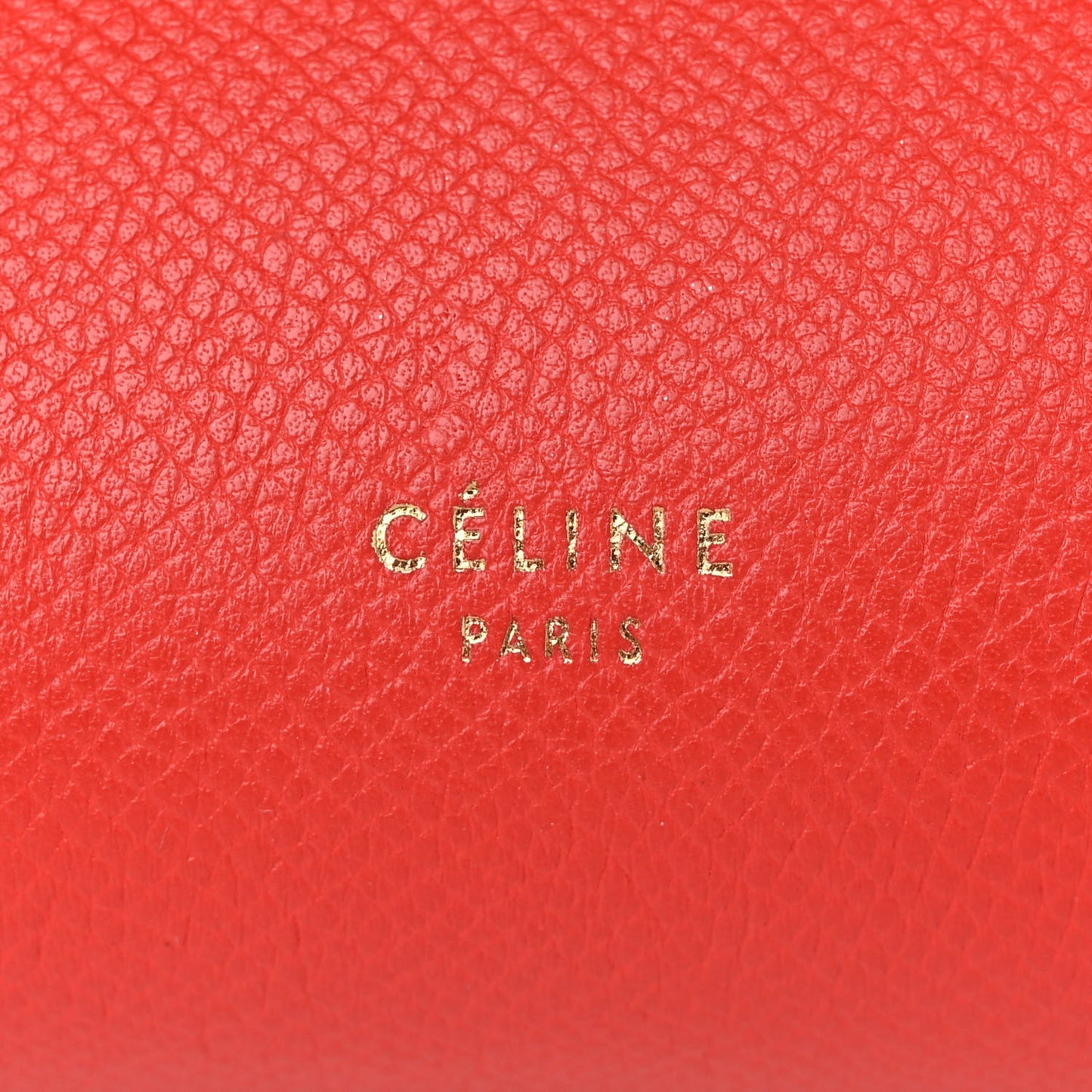 Baby Grained Calfskin Micro Belt Bag Poppy