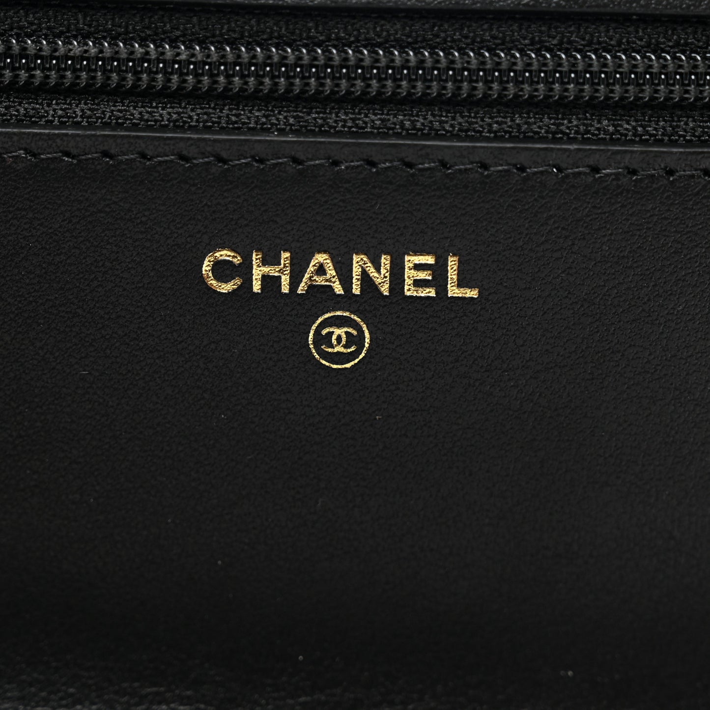 Aged Calfskin Quilted Reissue Wallet On Chain WOC Black