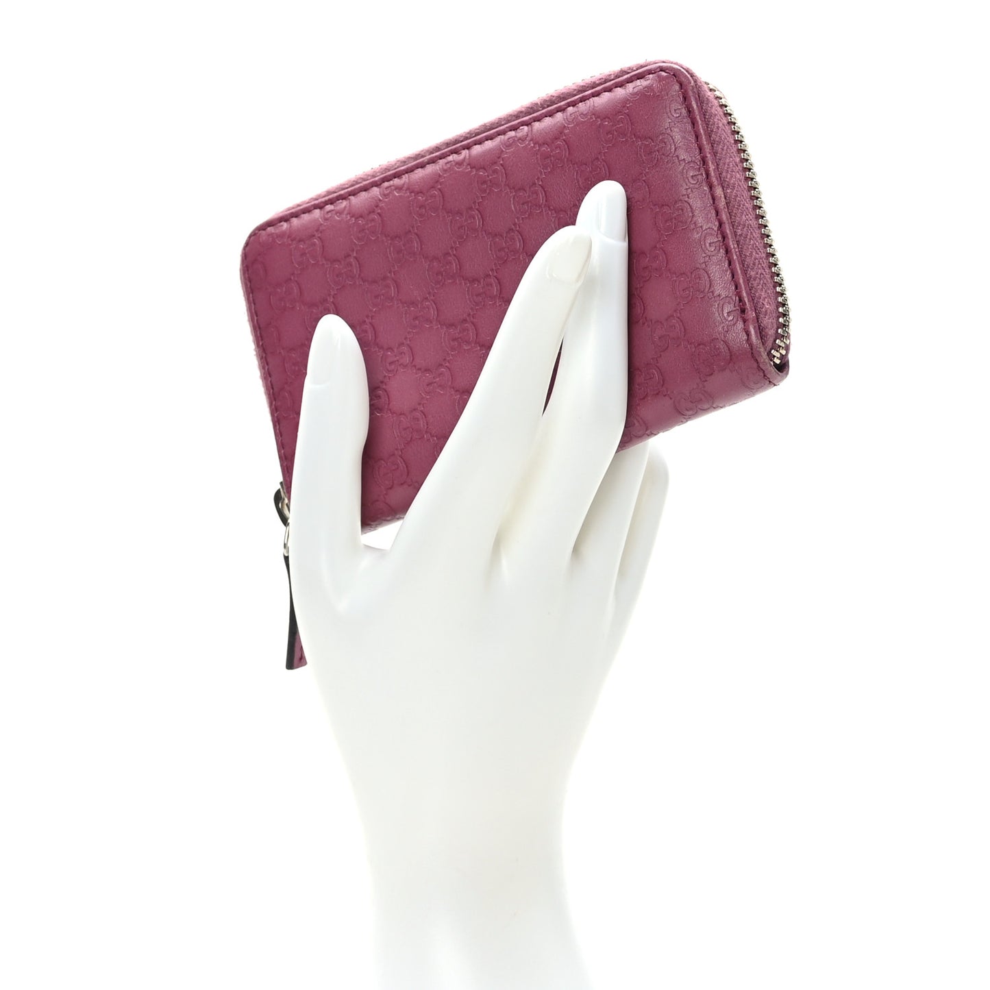 Microguccissima Zip Around Card Case Peonia Flower