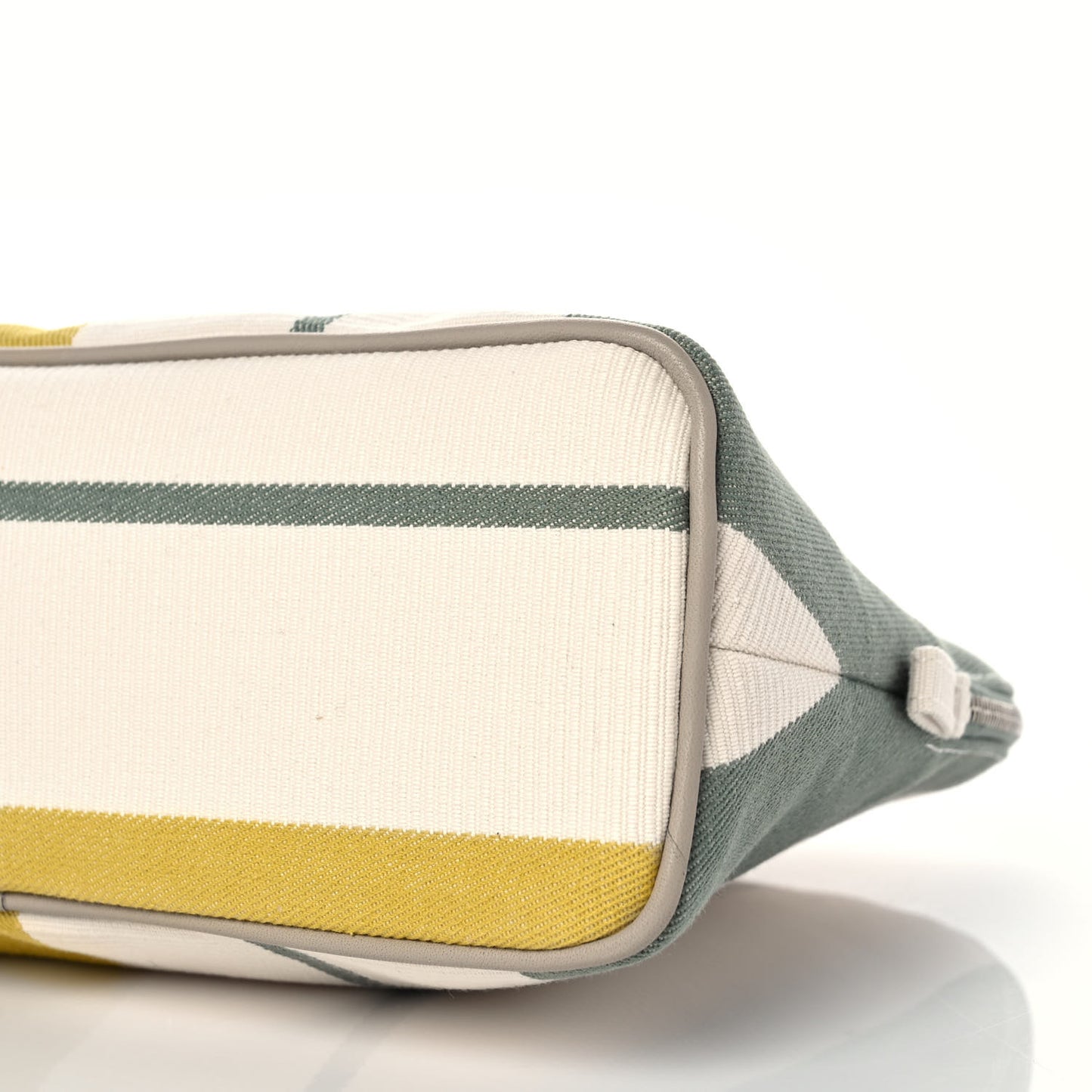 Cotton Stripe Bolide Rayures Rocabar Mini Travel Cosmetic Pouch Absinthe