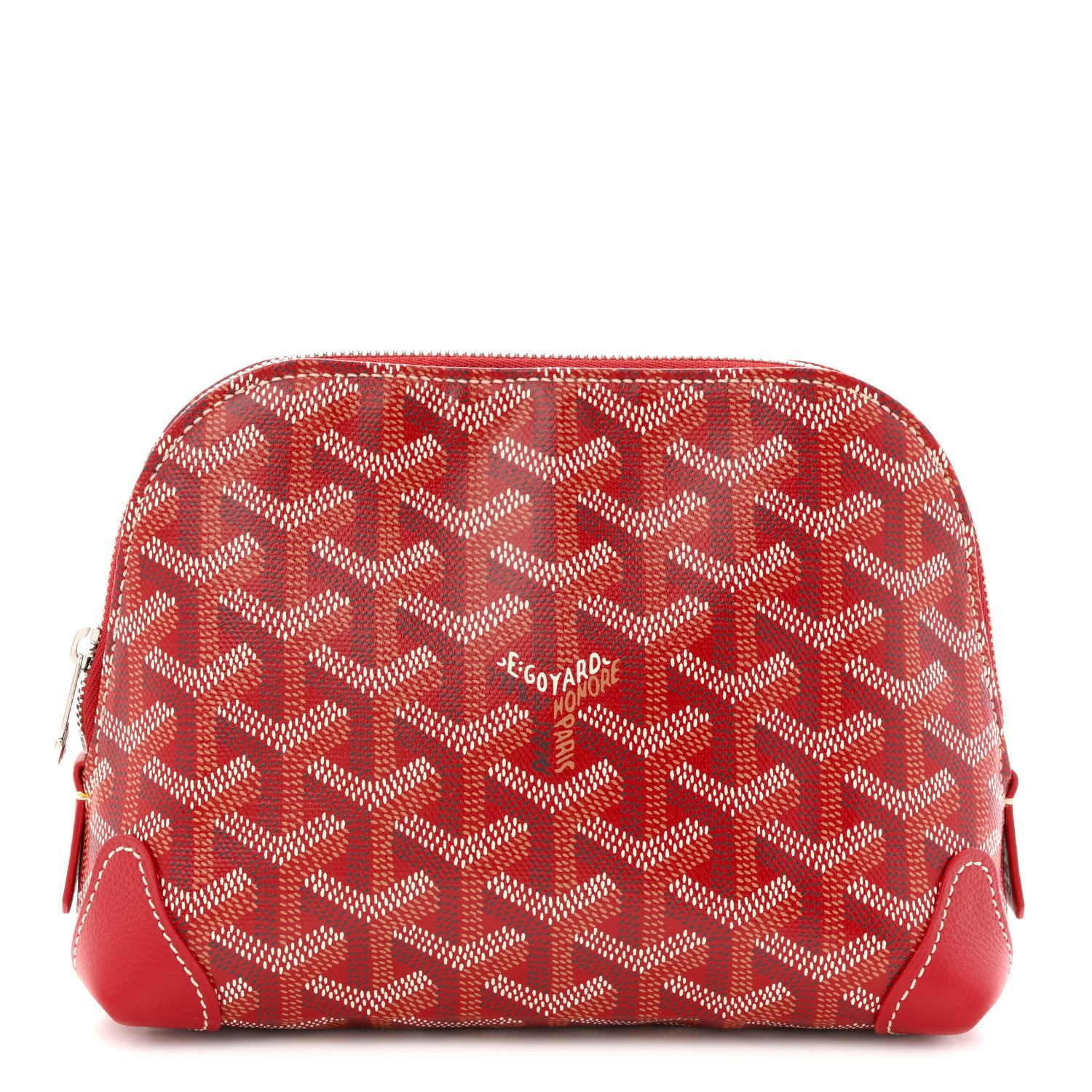 Goyard Goyardine Vendome Toiletry Pouch Red 1841080 – FASHIONPHILE