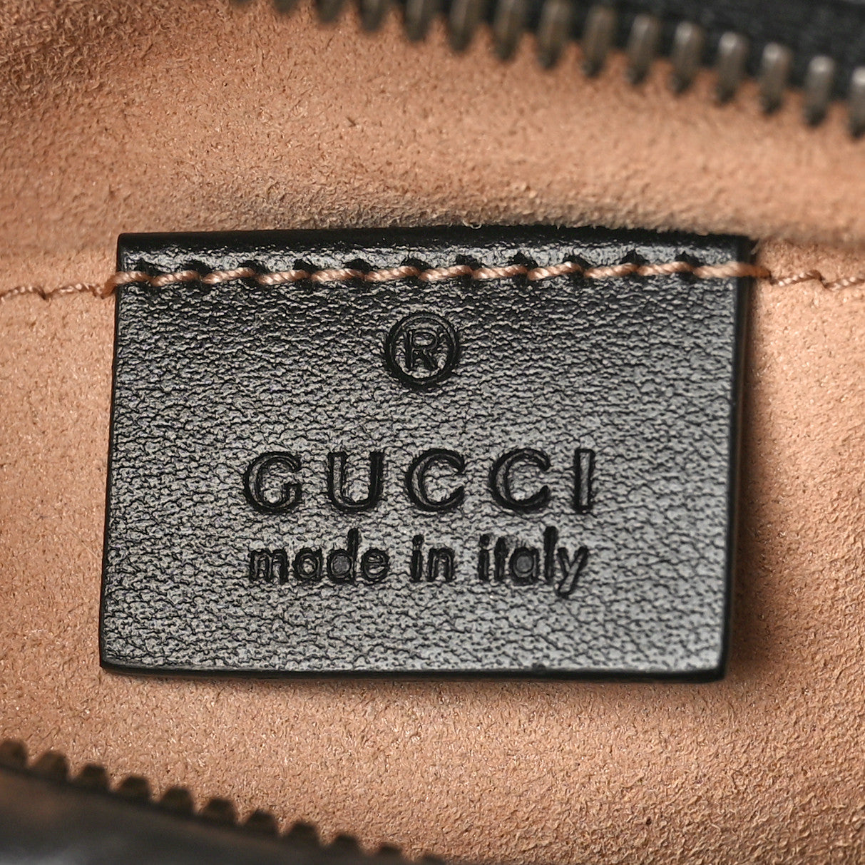 Gucci Calfskin Matelasse Small GG Marmont Chain Shoulder Bag Black 6 of 10