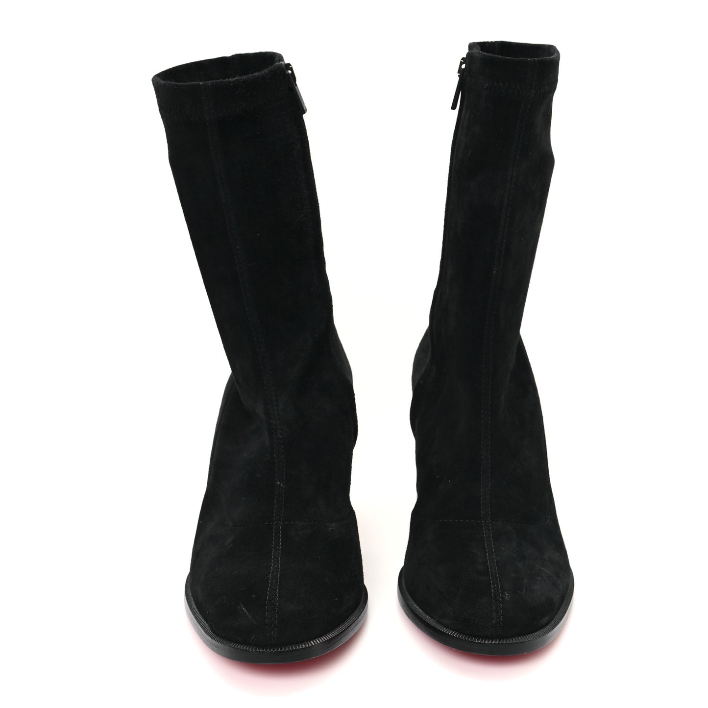 Suede Stretchadoxa Ankle Bootie 35 Black