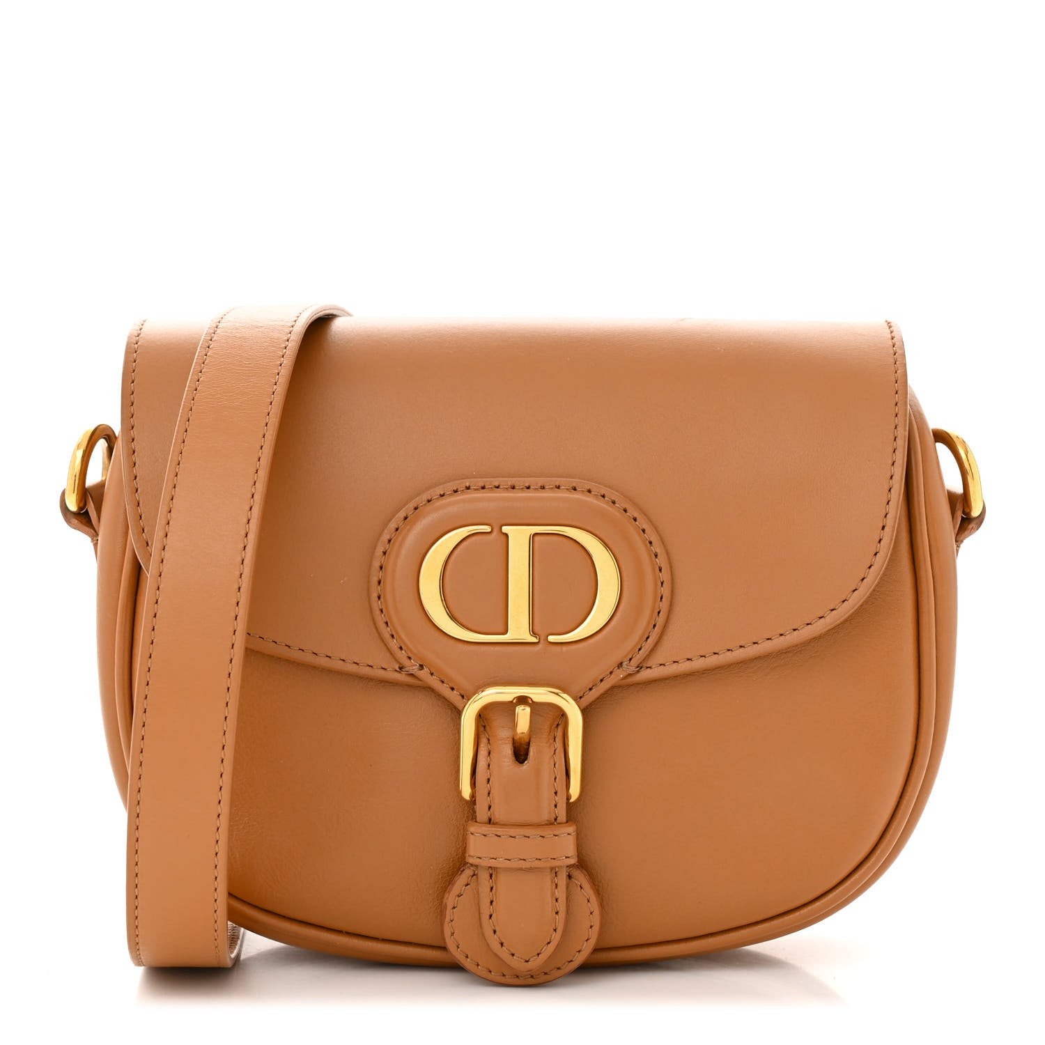 Christian Dior Box Calfskin Small Bobby Flap Camel 1 of 10