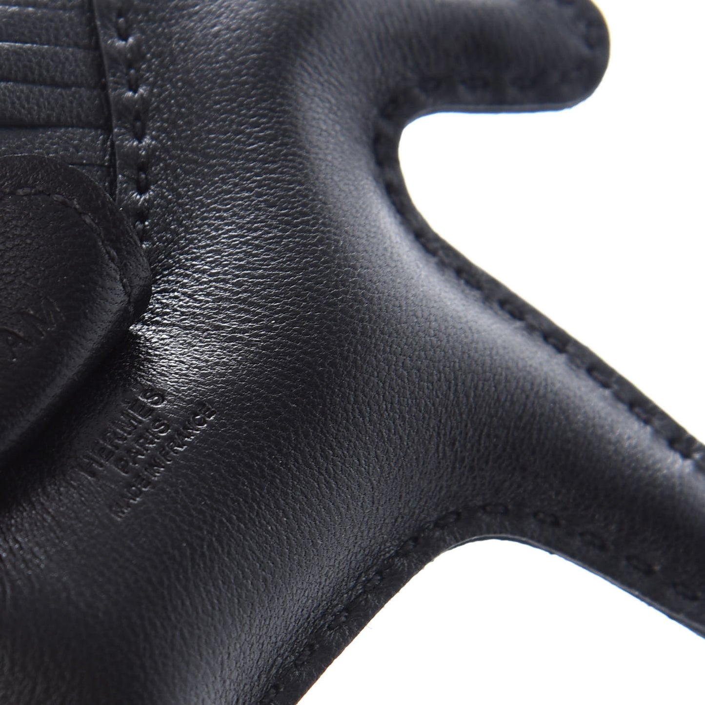 Milo Lambskin Grigri Rodeo Horse Bag Charm PM So Black
