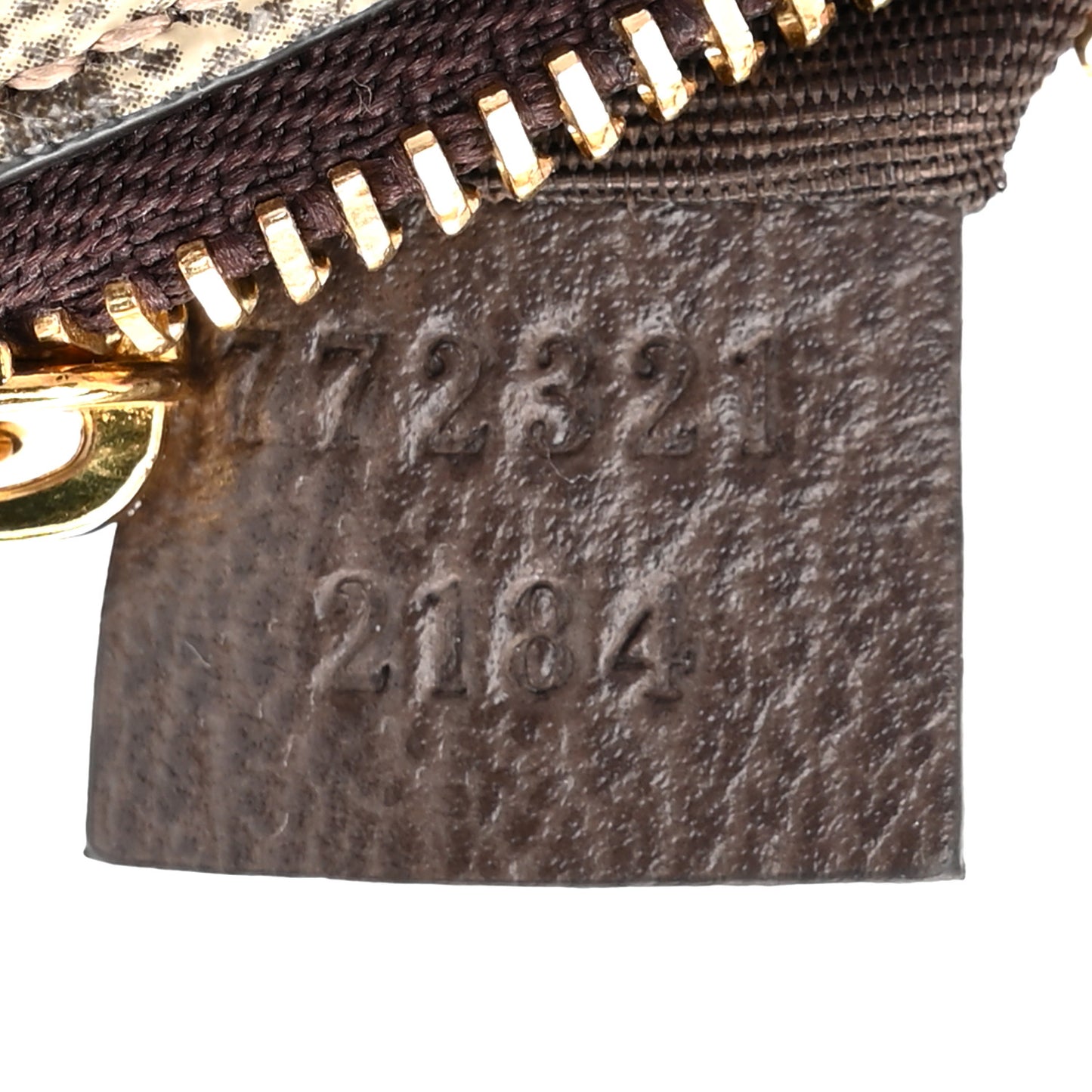GG Supreme Monogram Selleria Key Case Brown