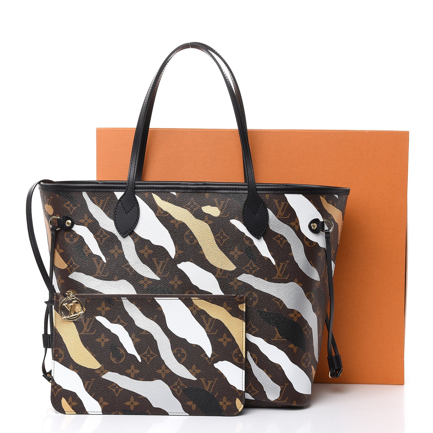 X LOL Monogram Neverfull MM Gold Silver