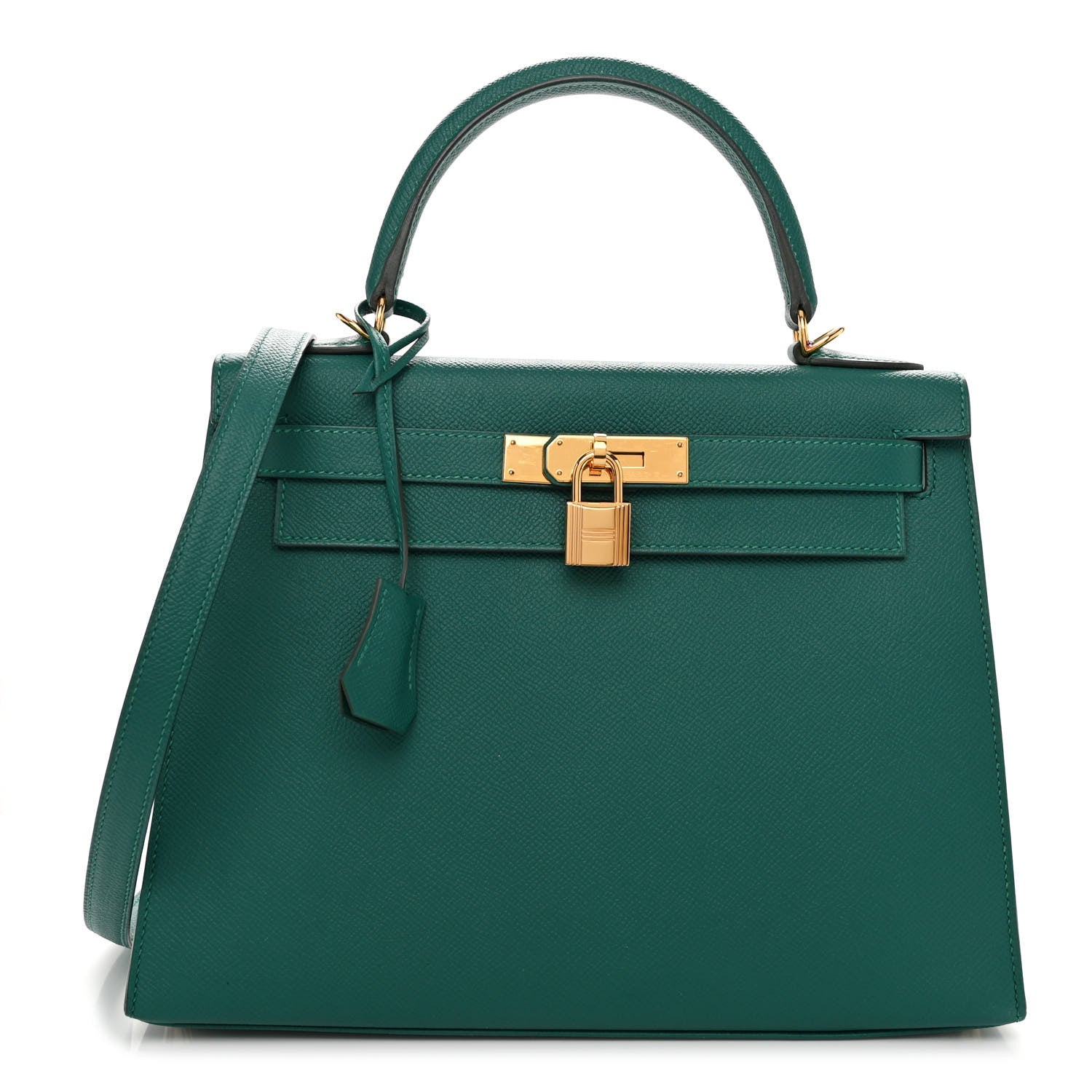 Hermes Epsom Kelly Sellier 28 Malachite 1 of 11