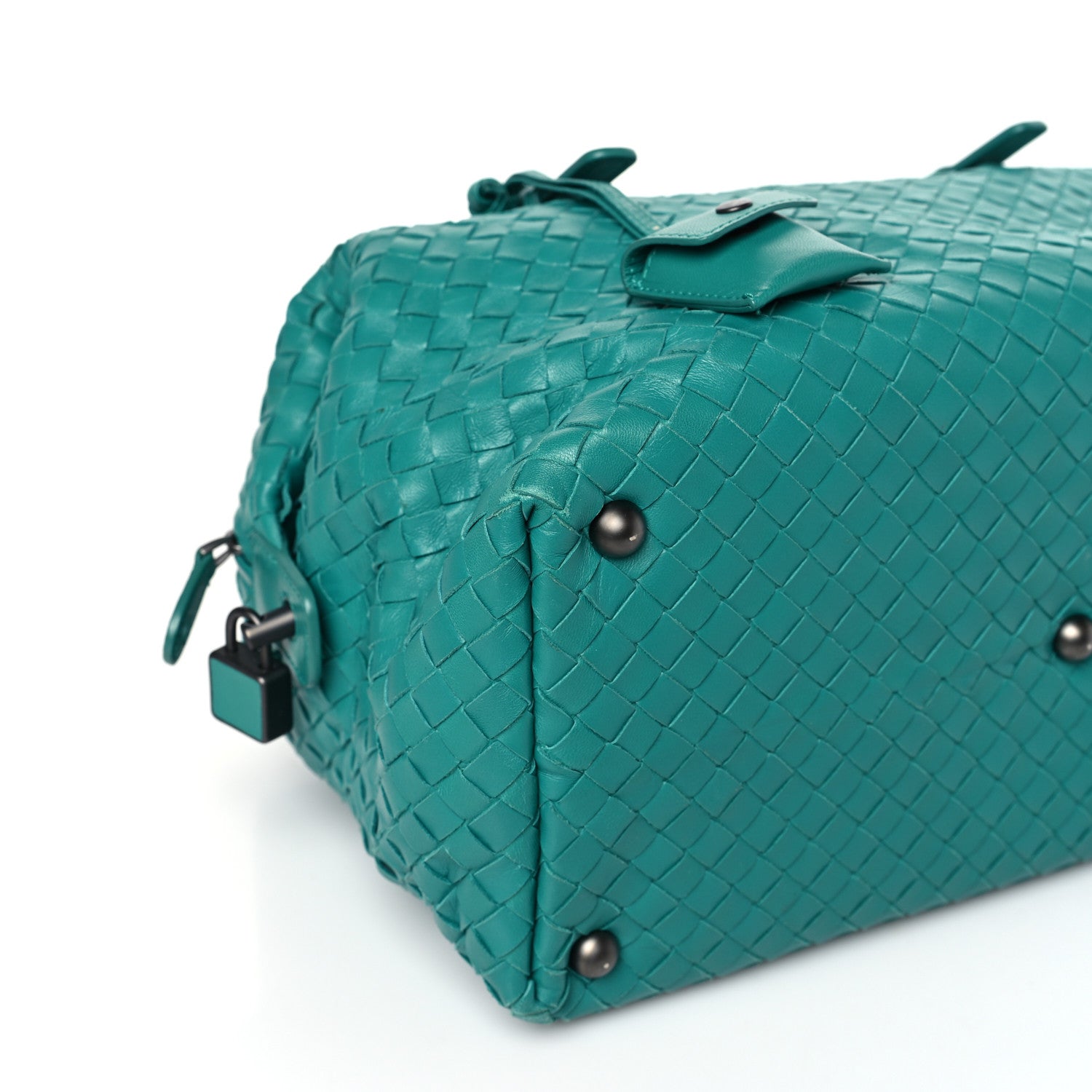 Bottega Veneta Nappa Intrecciato Boston Lagoon 8 of 10