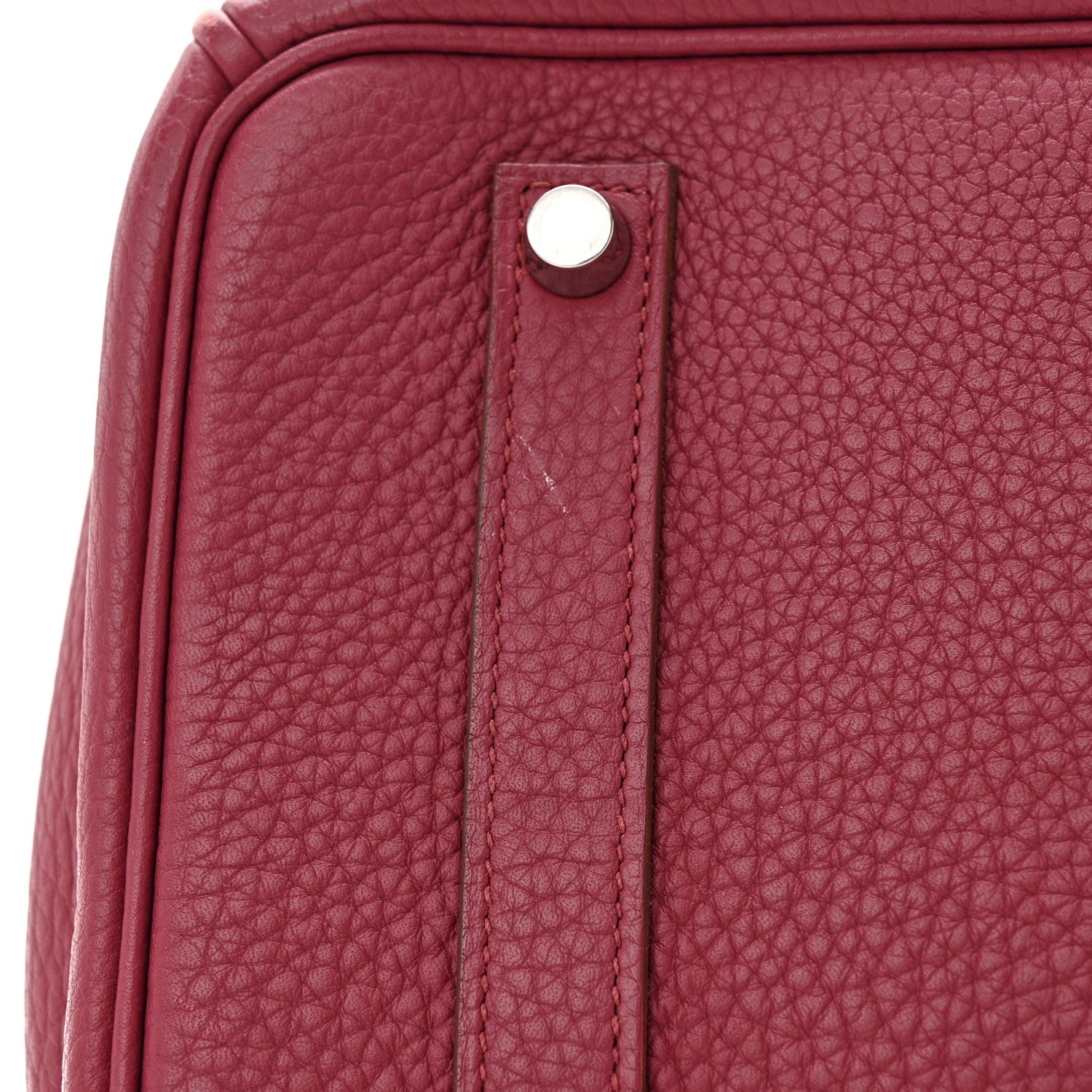 Hermes Taurillon Clemence Birkin 35 Rubis 13 of 18