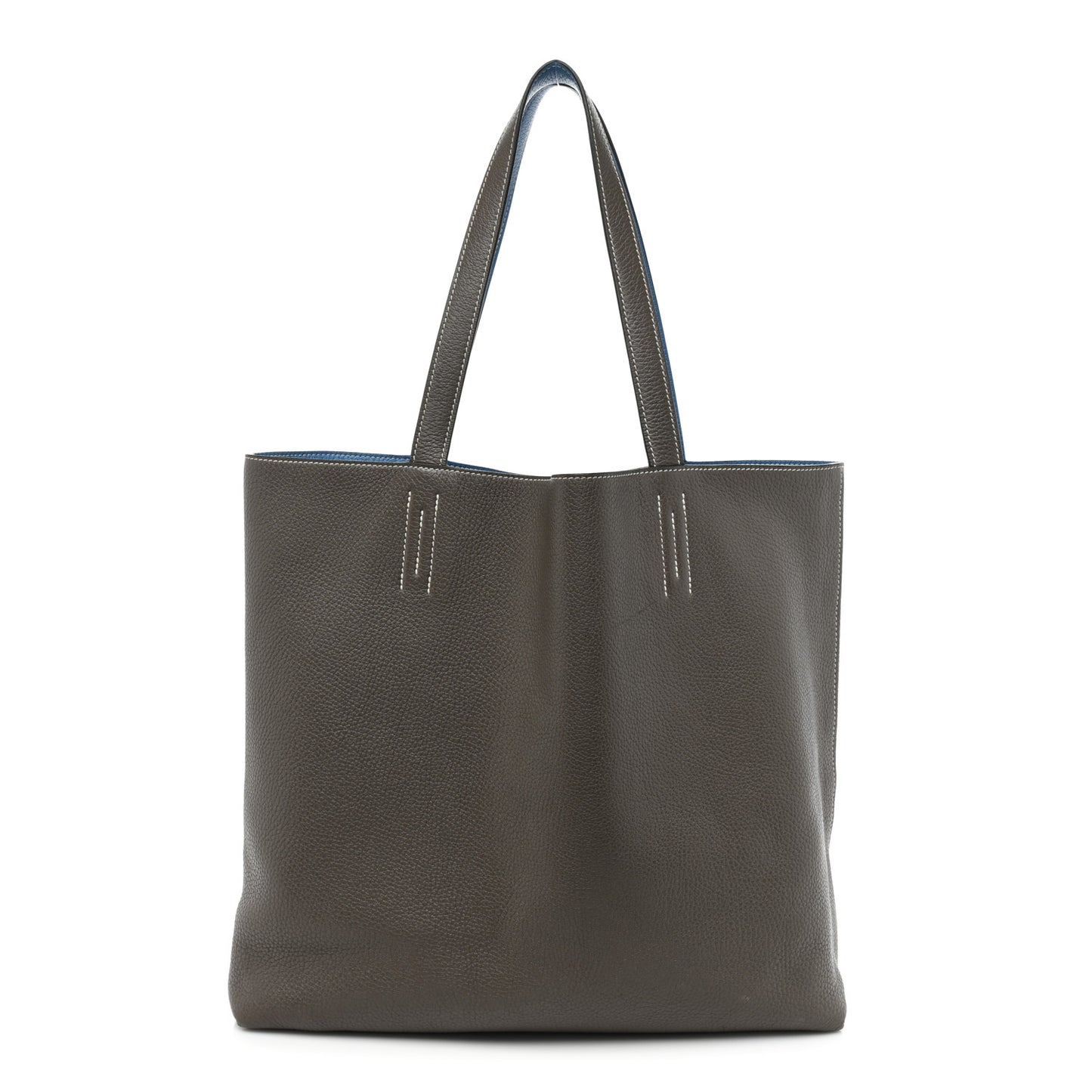Taurillon Clemence Double Sens 45 Reversible Mykonos Etain Mykonos Etain