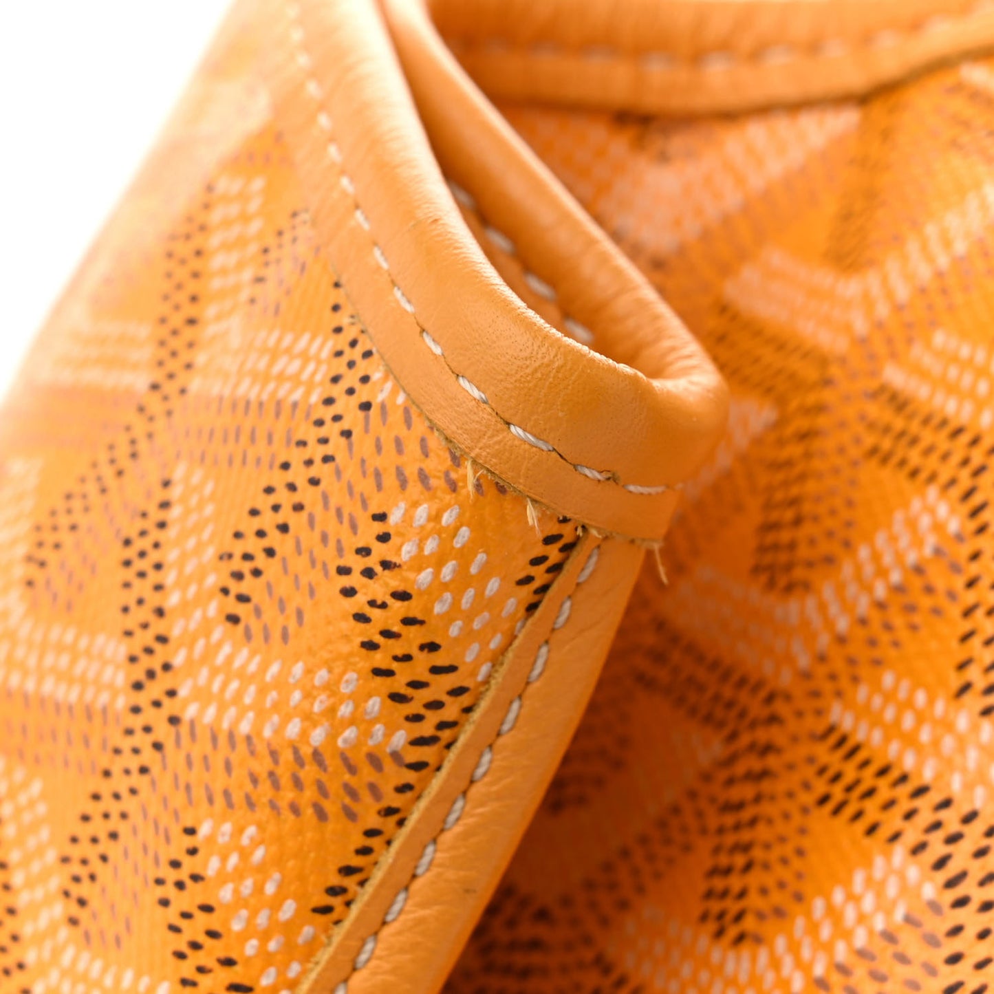 Goyardine Reversible Anjou PM Yellow