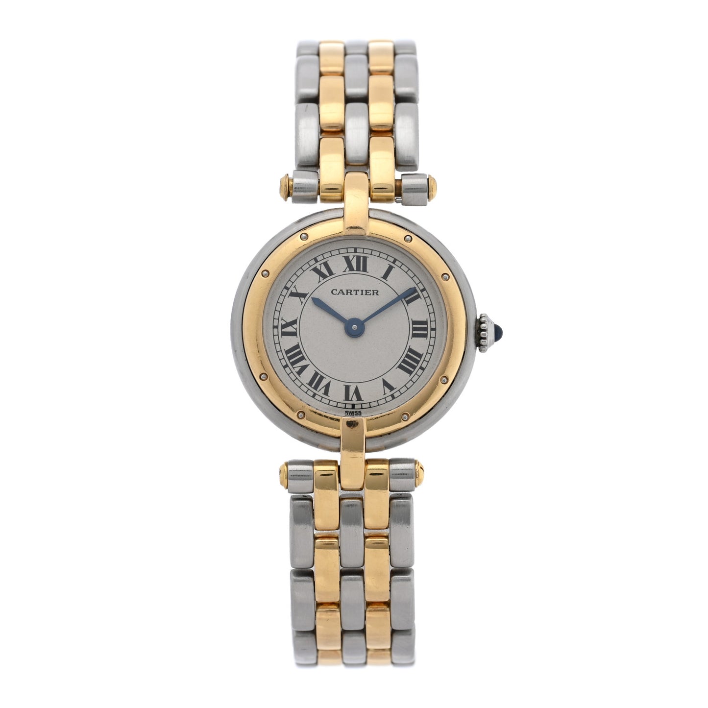 Stainless Steel 18K Yellow Gold 24mm Panthere Vendome Quartz Watch
