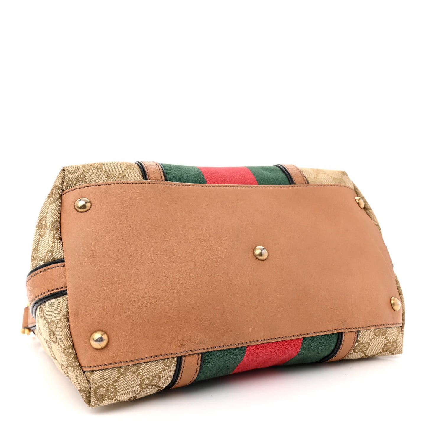 Monogram Web Rania Top Handle Bag Natural