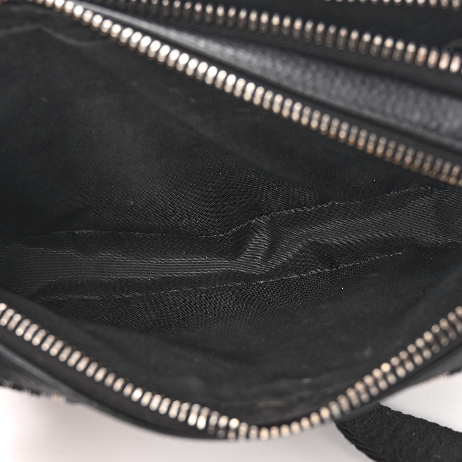 Christian Dior Oblique Pouch Beige Black 6 of 10