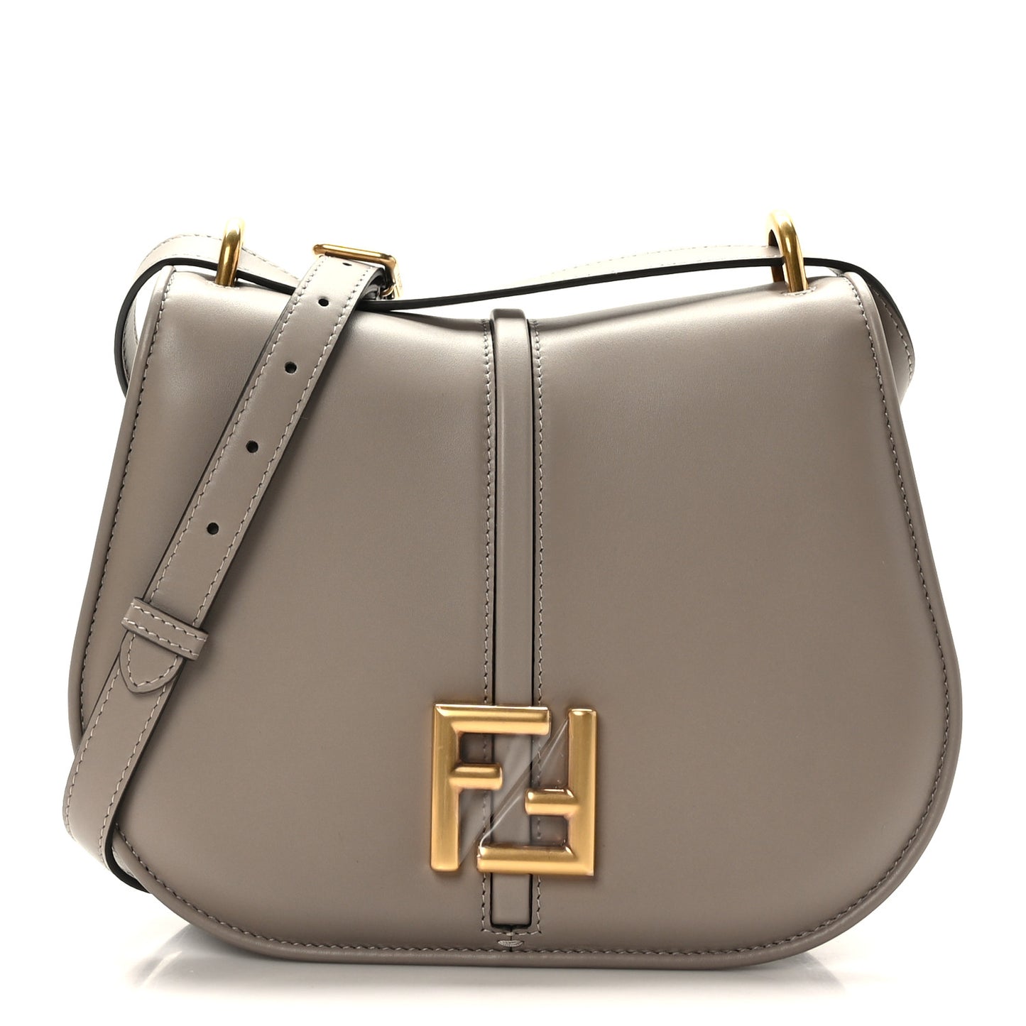 Vitello Brenta Cher Medium Fendi C'Mon Tortora