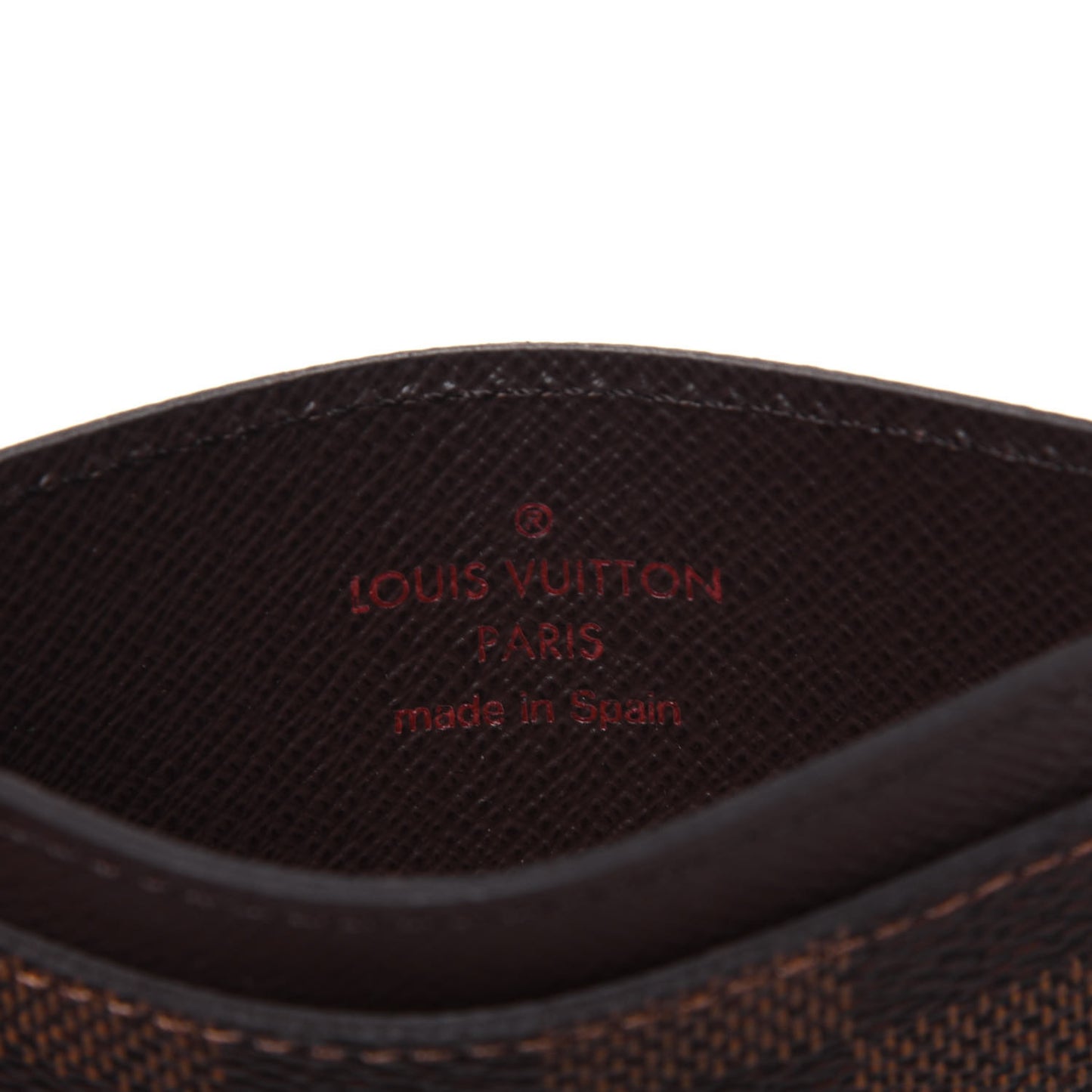 Damier Ebene Card Holder
