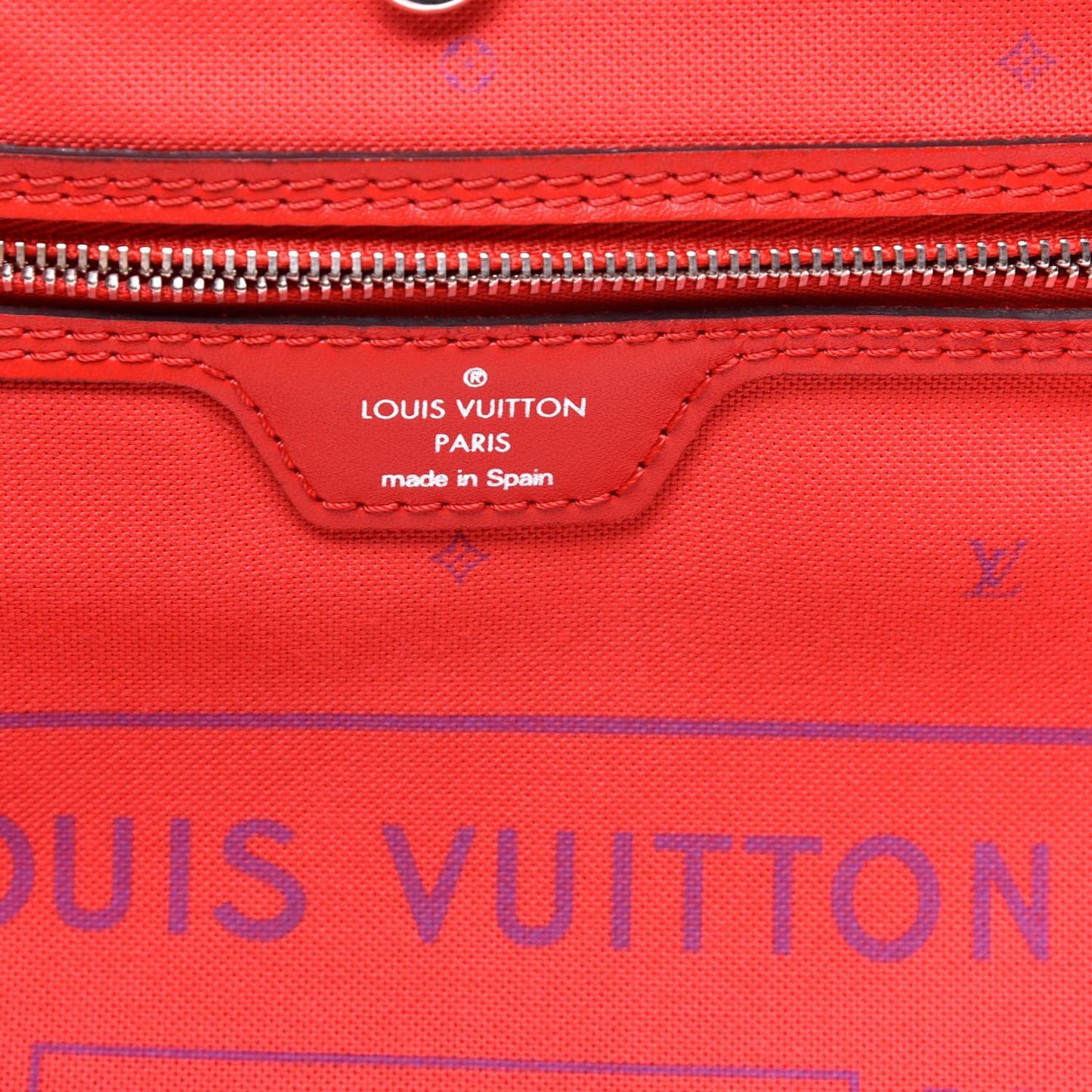 Monogram Escale Neverfull MM Rouge