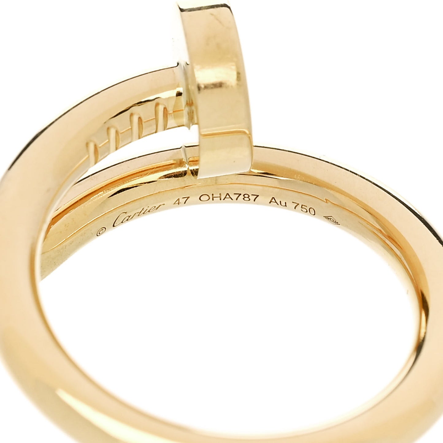 18K Yellow Gold Juste Un Clou Ring 47 4