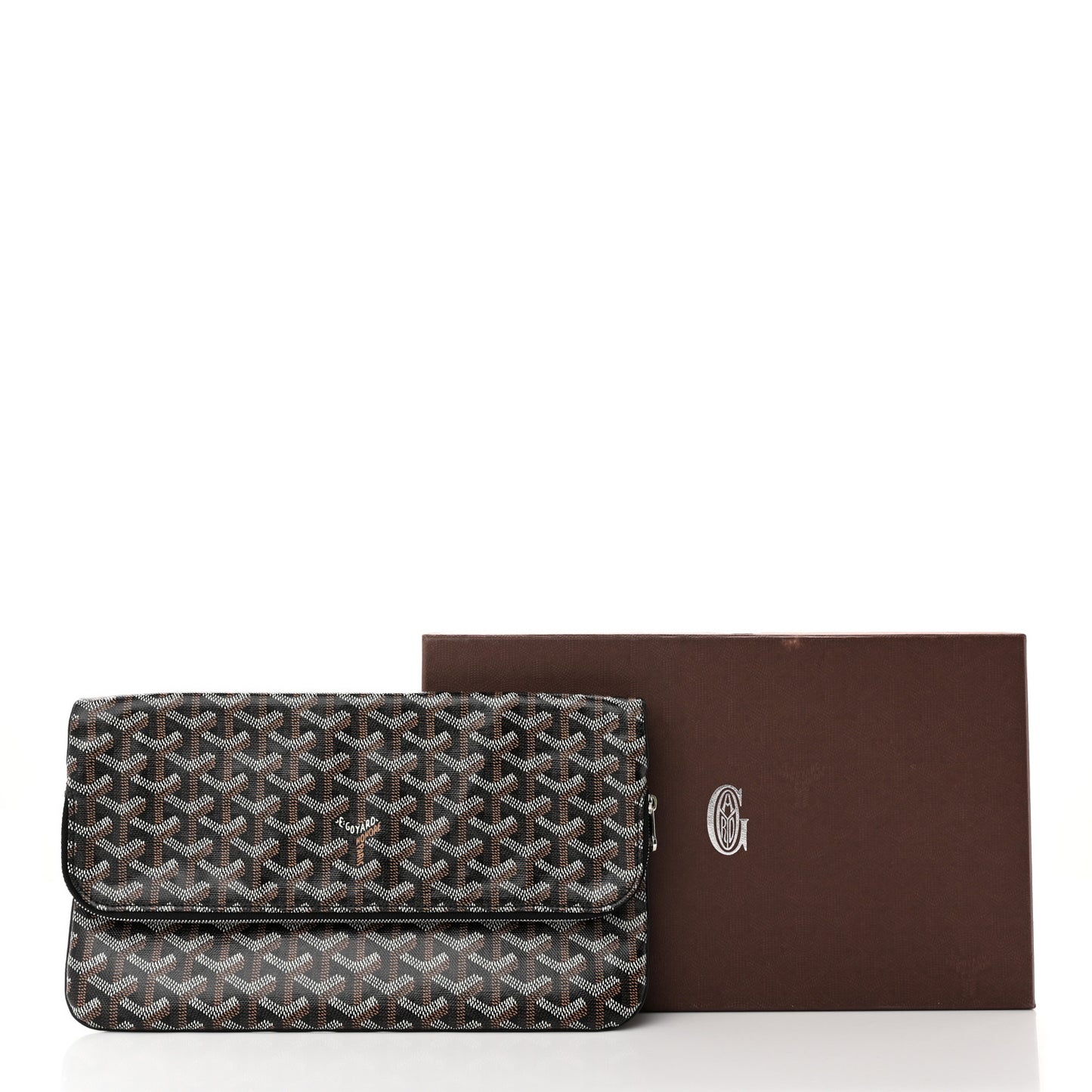 Goyardine Sainte Marie Soft Clutch Black