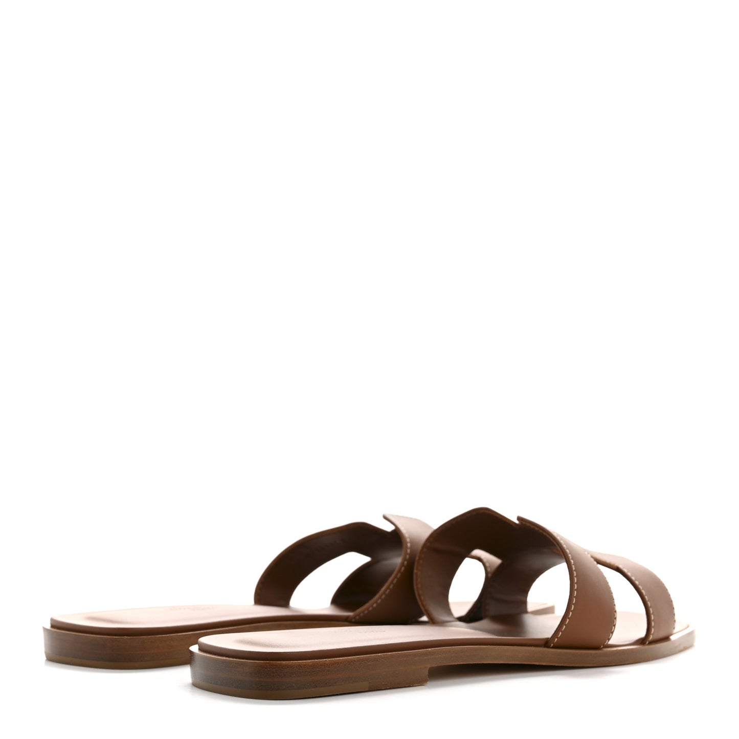 Box Calfskin Oran Sandals 39 Gold