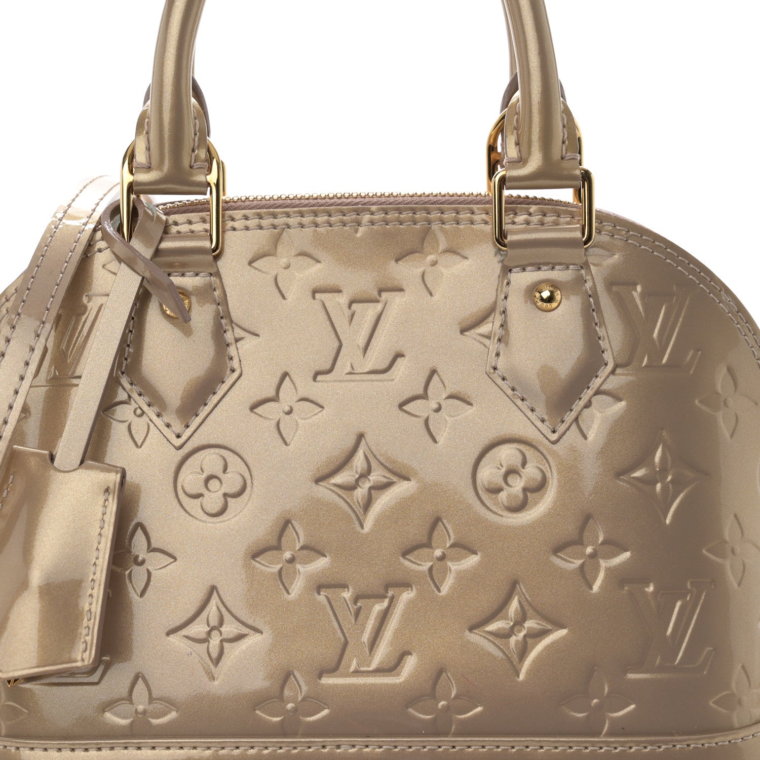 Louis Vuitton Vernis Alma BB Beige Poudre 7 of 11
