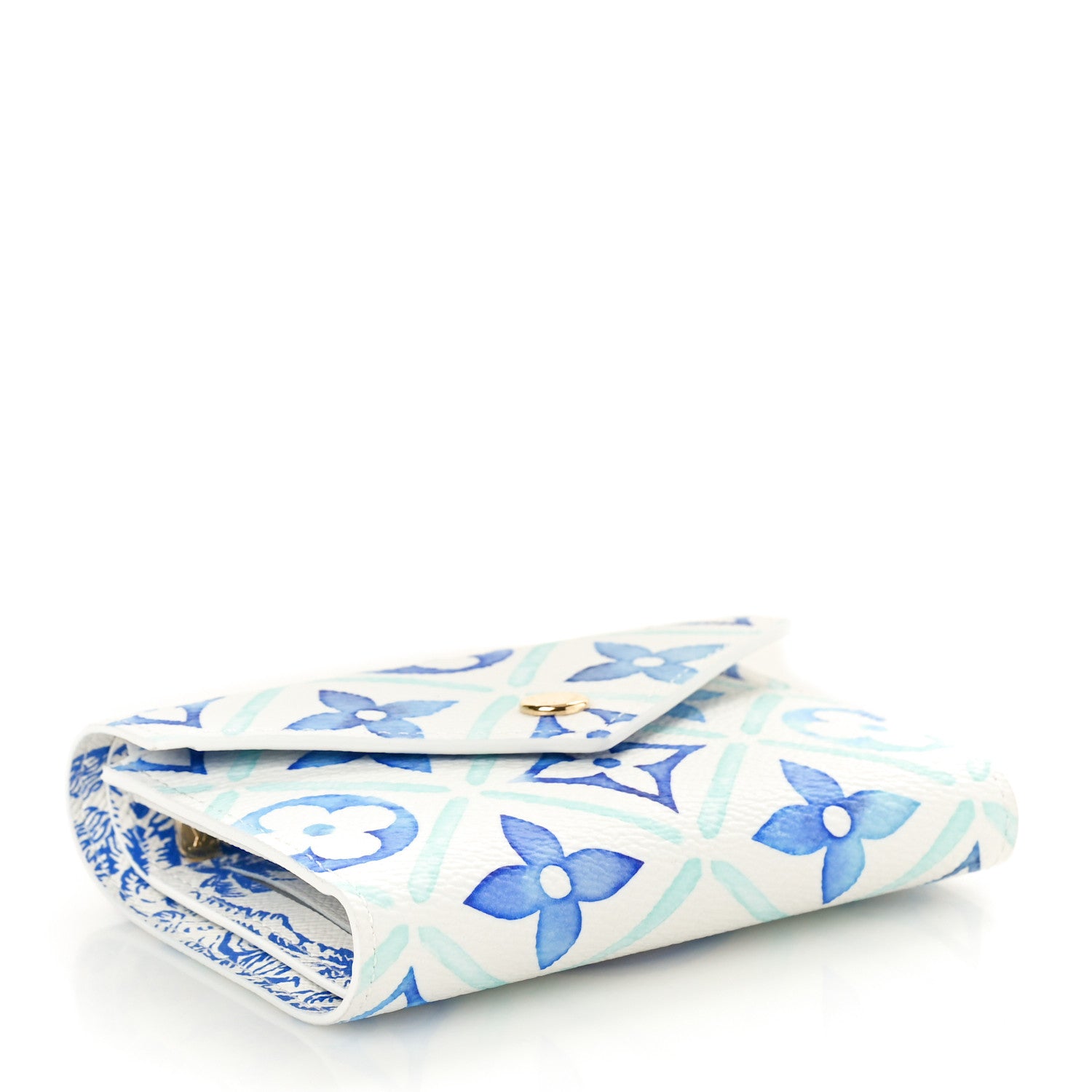 Louis Vuitton Monogram Tiles By The Pool Victorine Wallet Blue 4 of 8