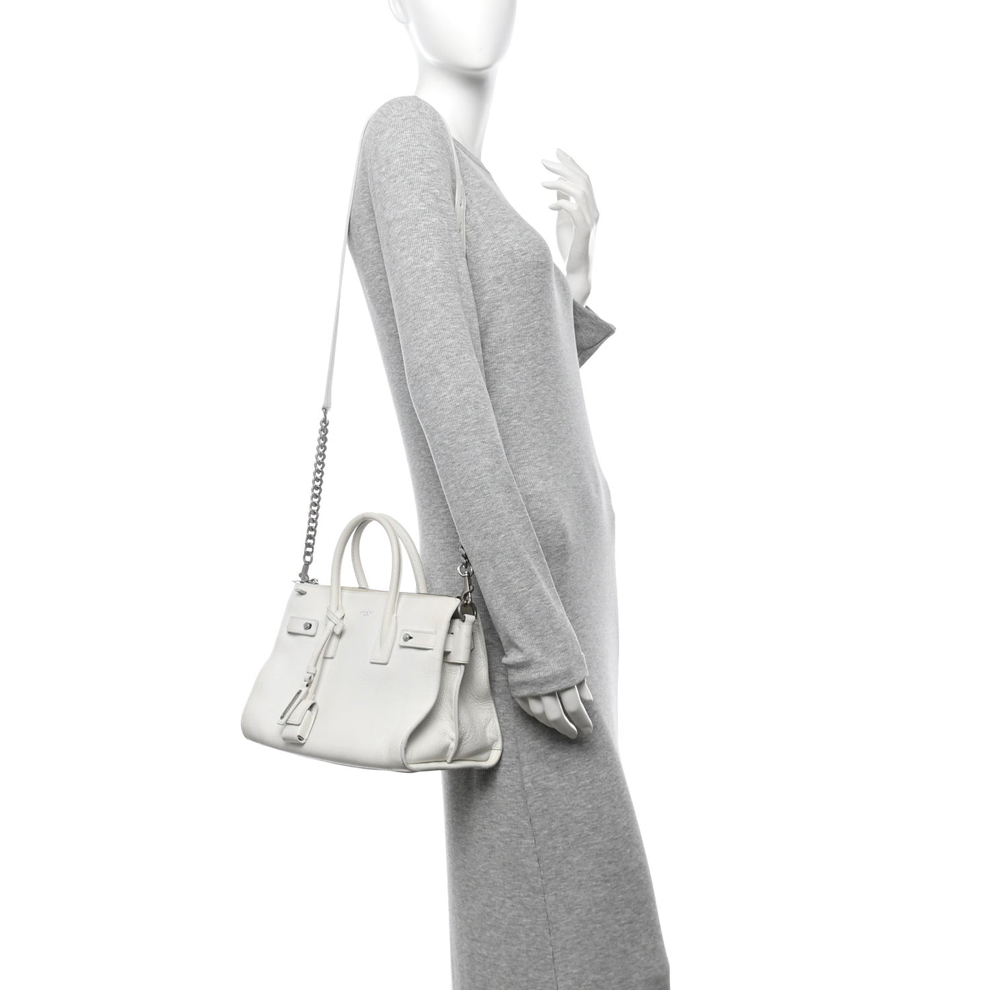 Calfskin Baby Supple Sac De Jour White