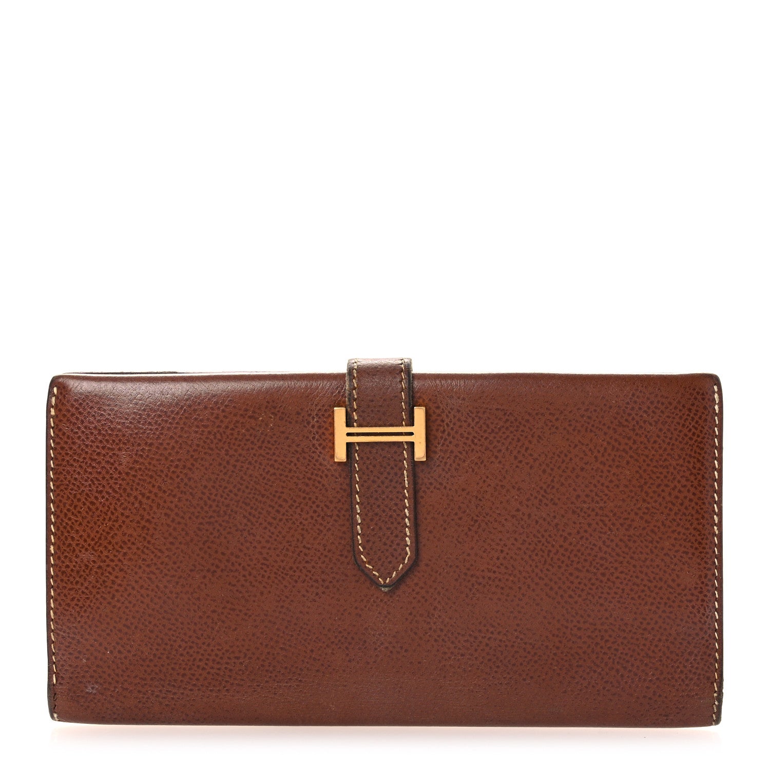Hermes Courchevel Bearn Gusset Wallet Gold 1785159 – FASHIONPHILE