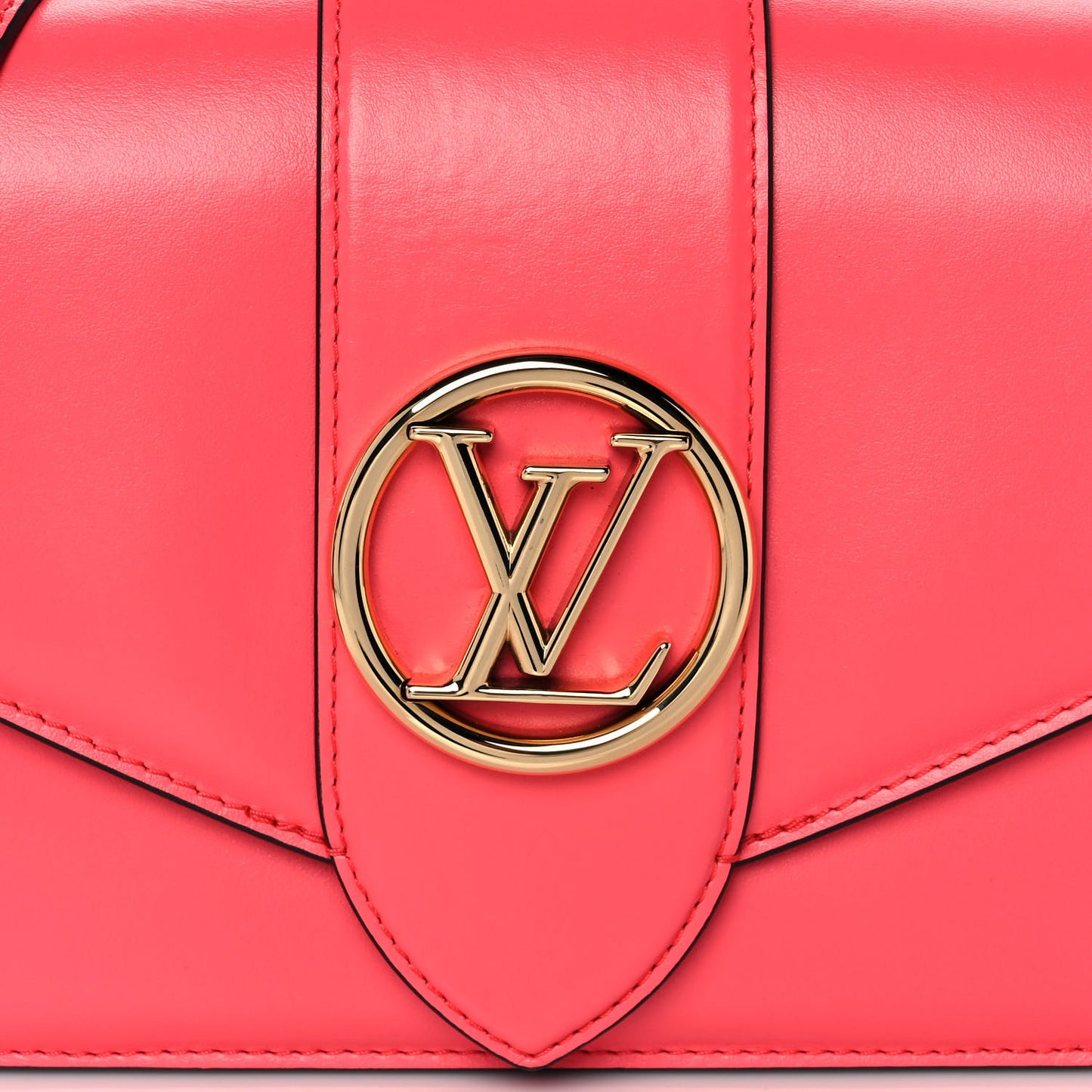 Smooth Calfskin LV Pont 9 Dahlia