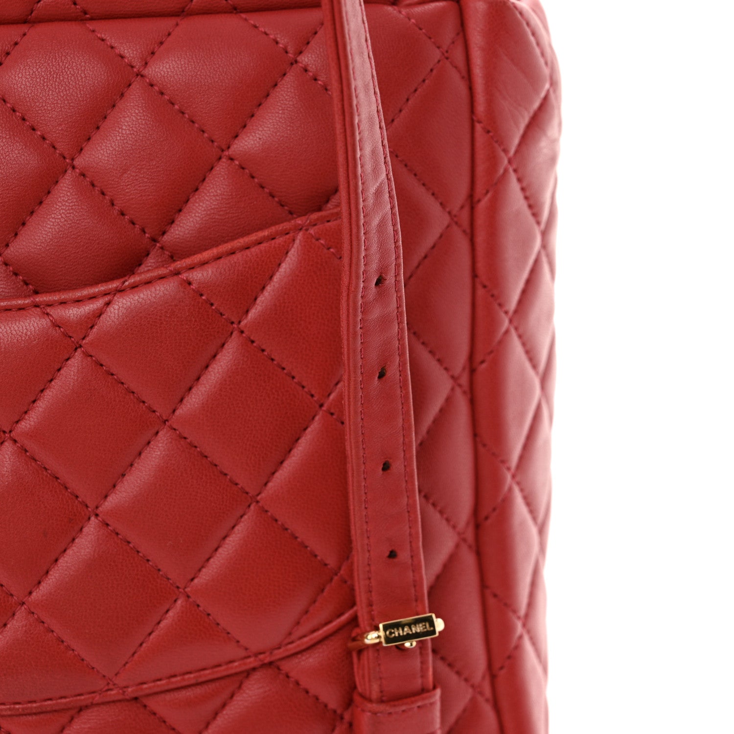 Chanel Lambskin Quilted Small Urban Spirit Backpack Red 13 of 14