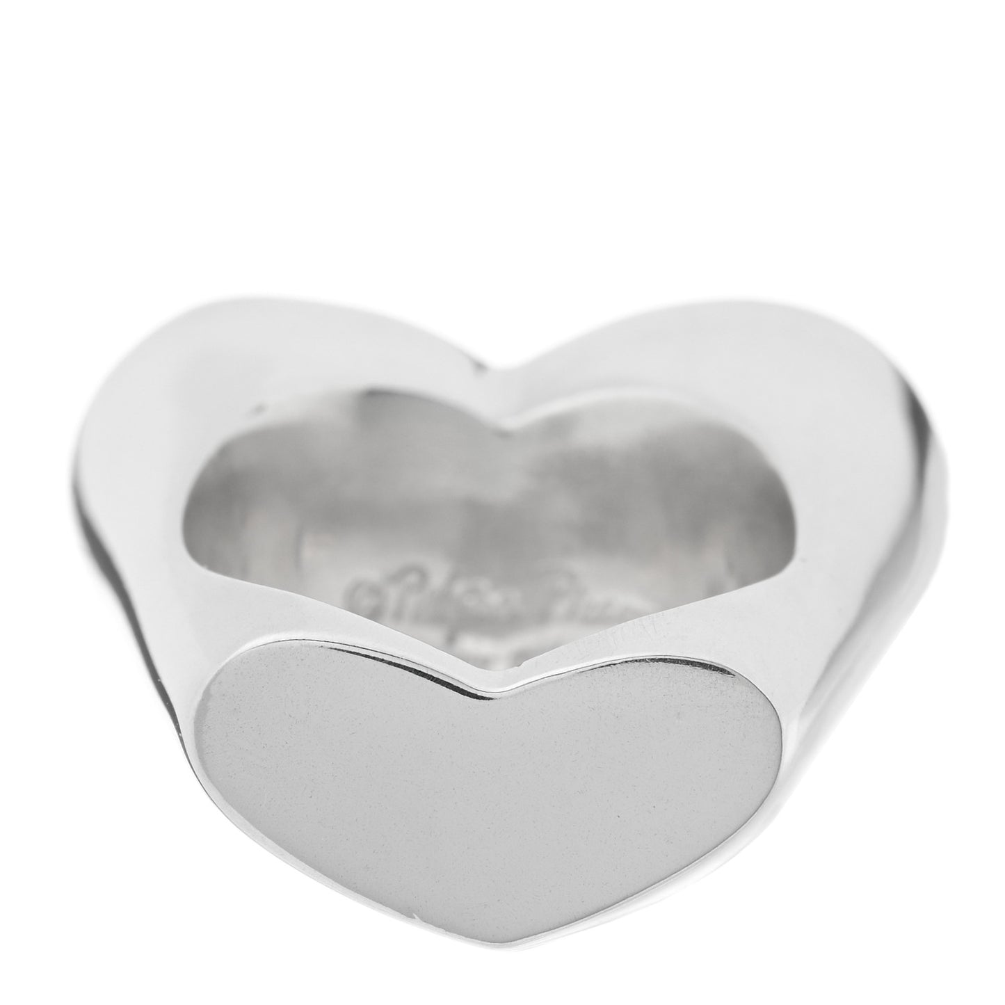 Sterling Silver Paloma Picasso Heart Signet Ring 57 8