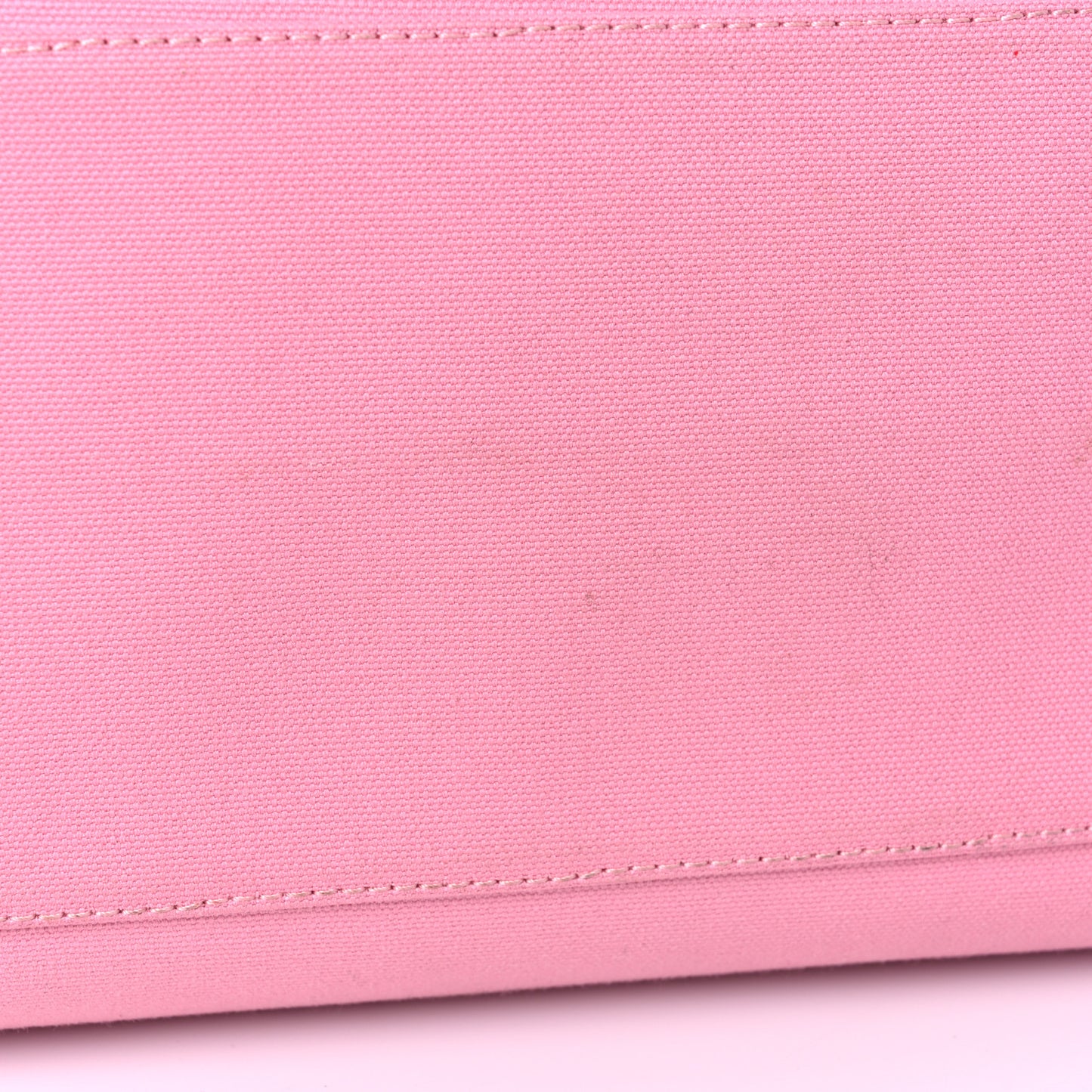 Canvas Suppler Calfskin Cabas GV Signature Tote Pink