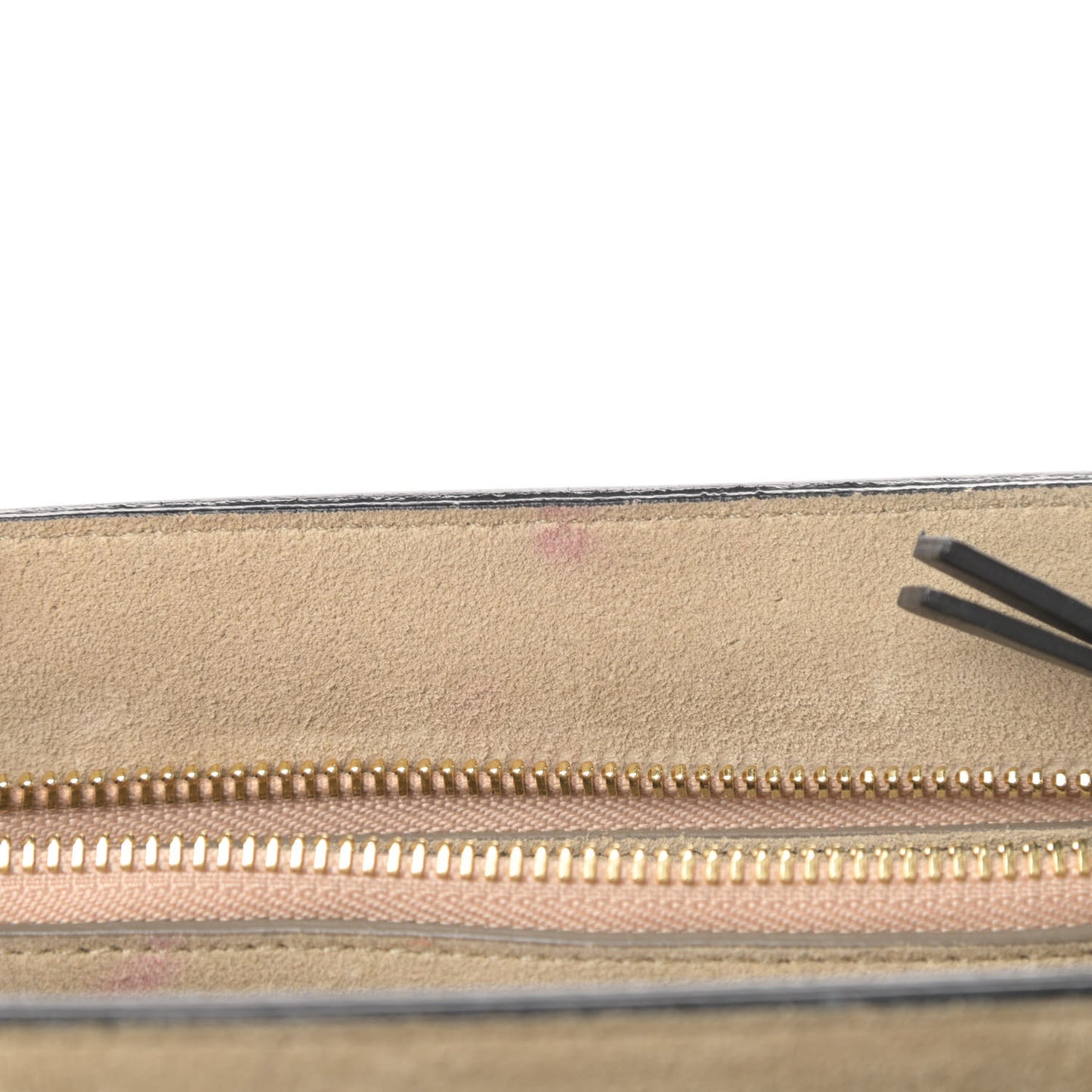 Suede Calfskin Medium Faye Shoulder Bag Black