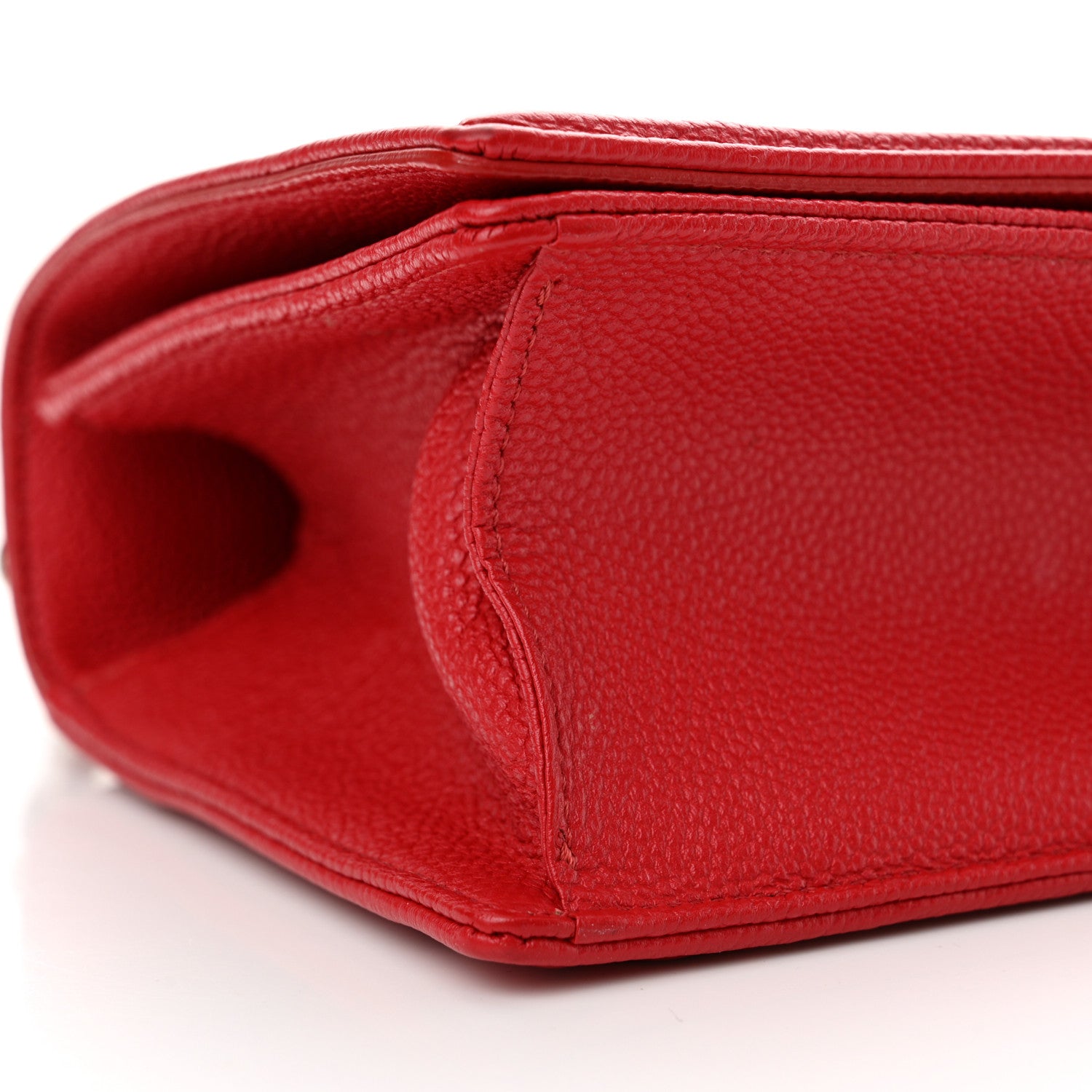 Christian Dior Grained Calfskin Small Diorama Flap Bag Red 8 of 15