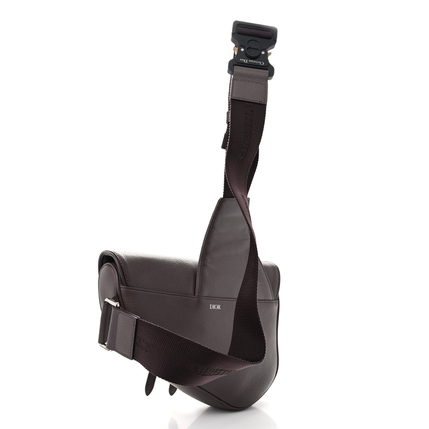 Grained Calfskin Kim Jones Saddle Bag Amaranth