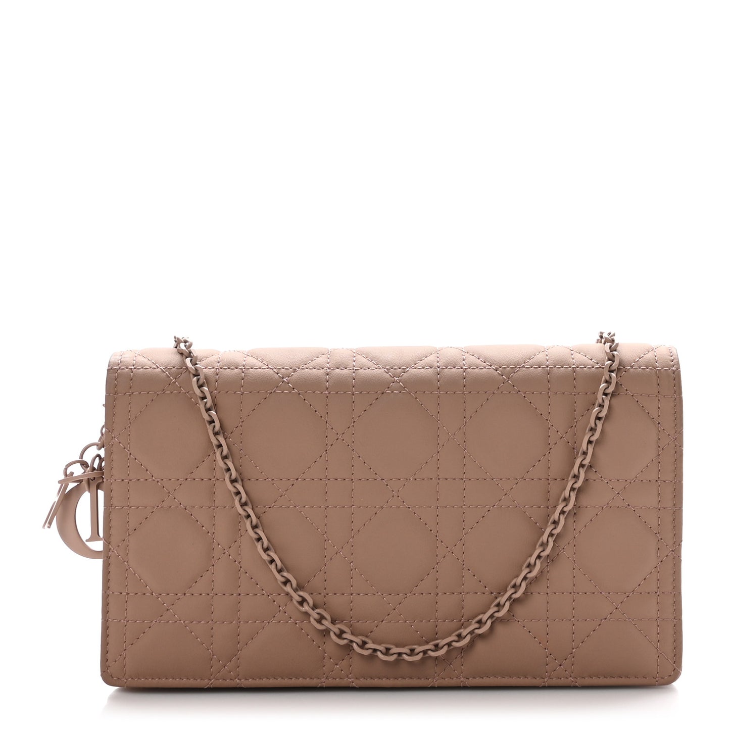 Ultra Matte Calfskin Cannage Lady Dior Clutch Fard