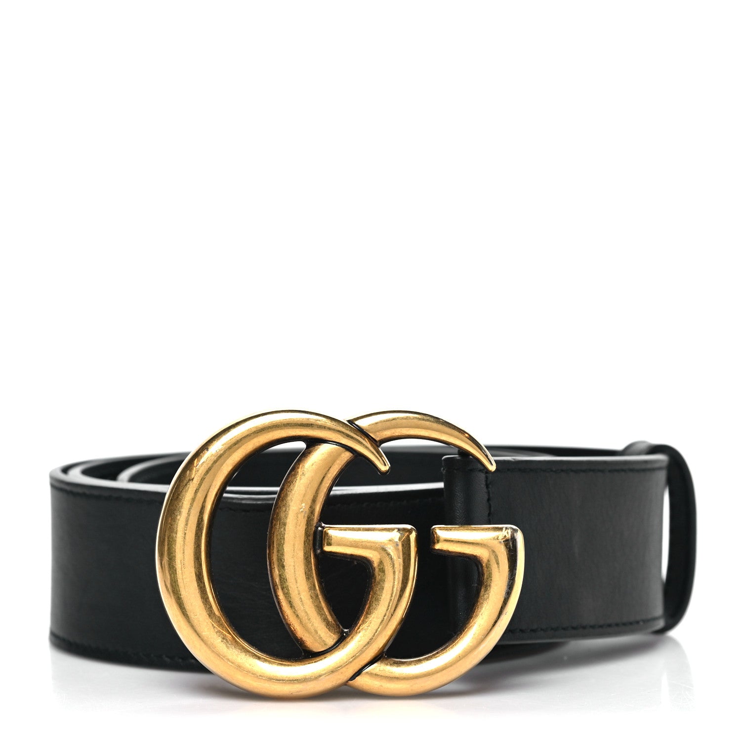 Gucci Moon Calfskin Double G 40mm Belt 85 34 Black Gucci Moon Calfskin Pearl Double G 40mm Belt 85 34 Black  main image 2