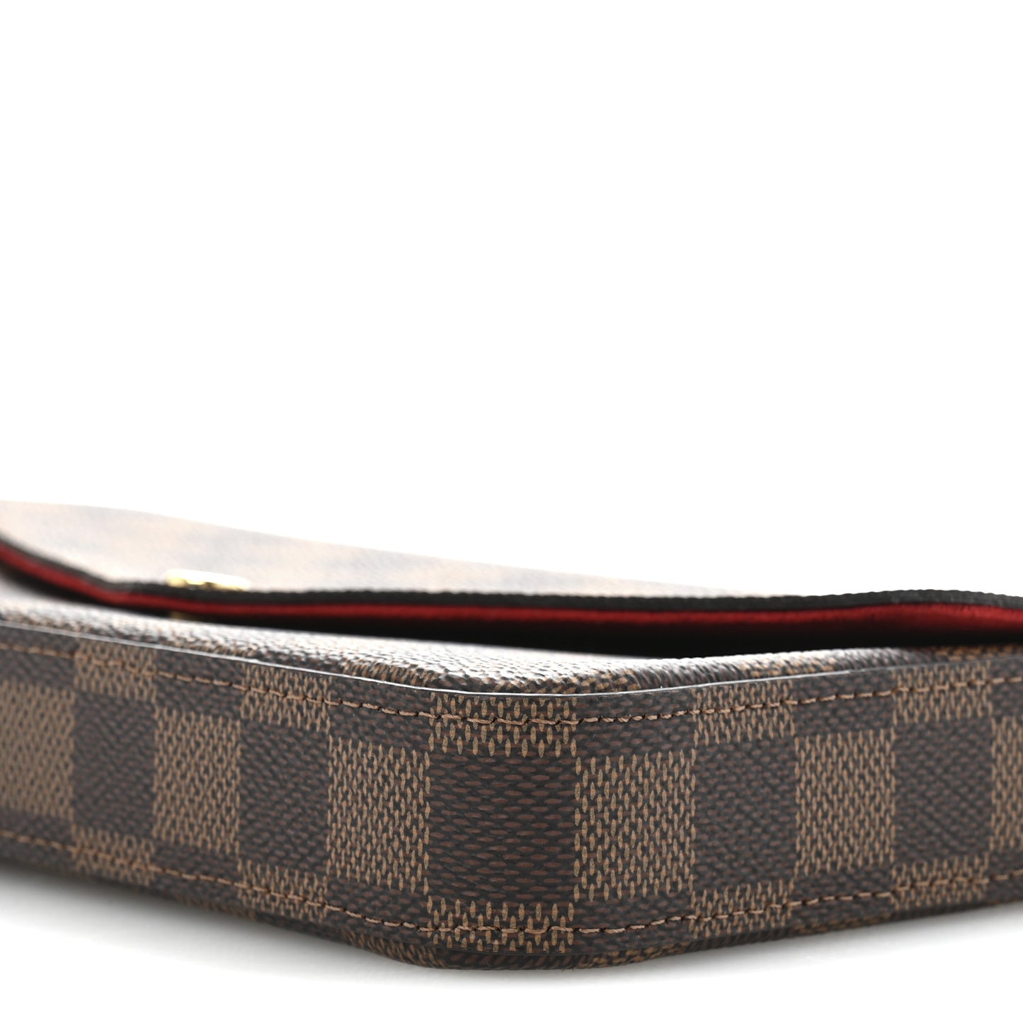 Damier Ebene Pochette Felicie Chain Wallet