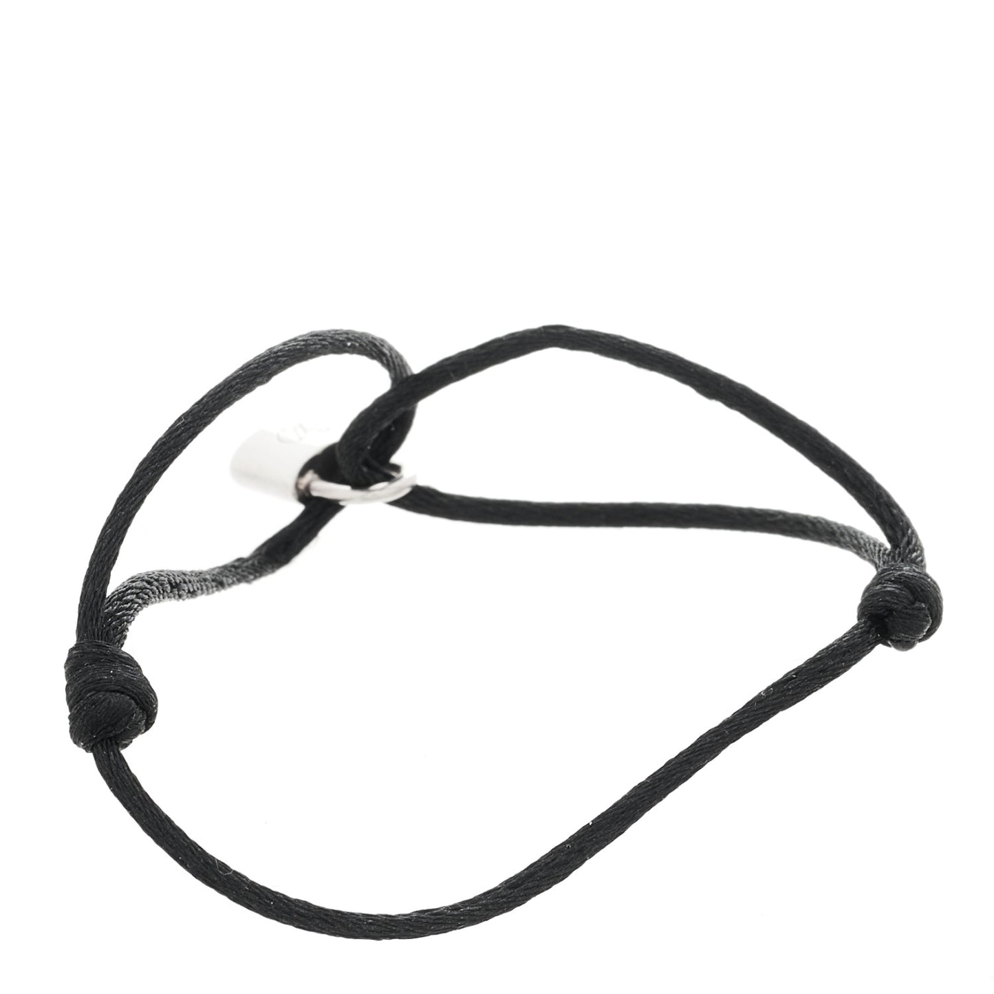 Sterling Silver Lockit Bracelet Black